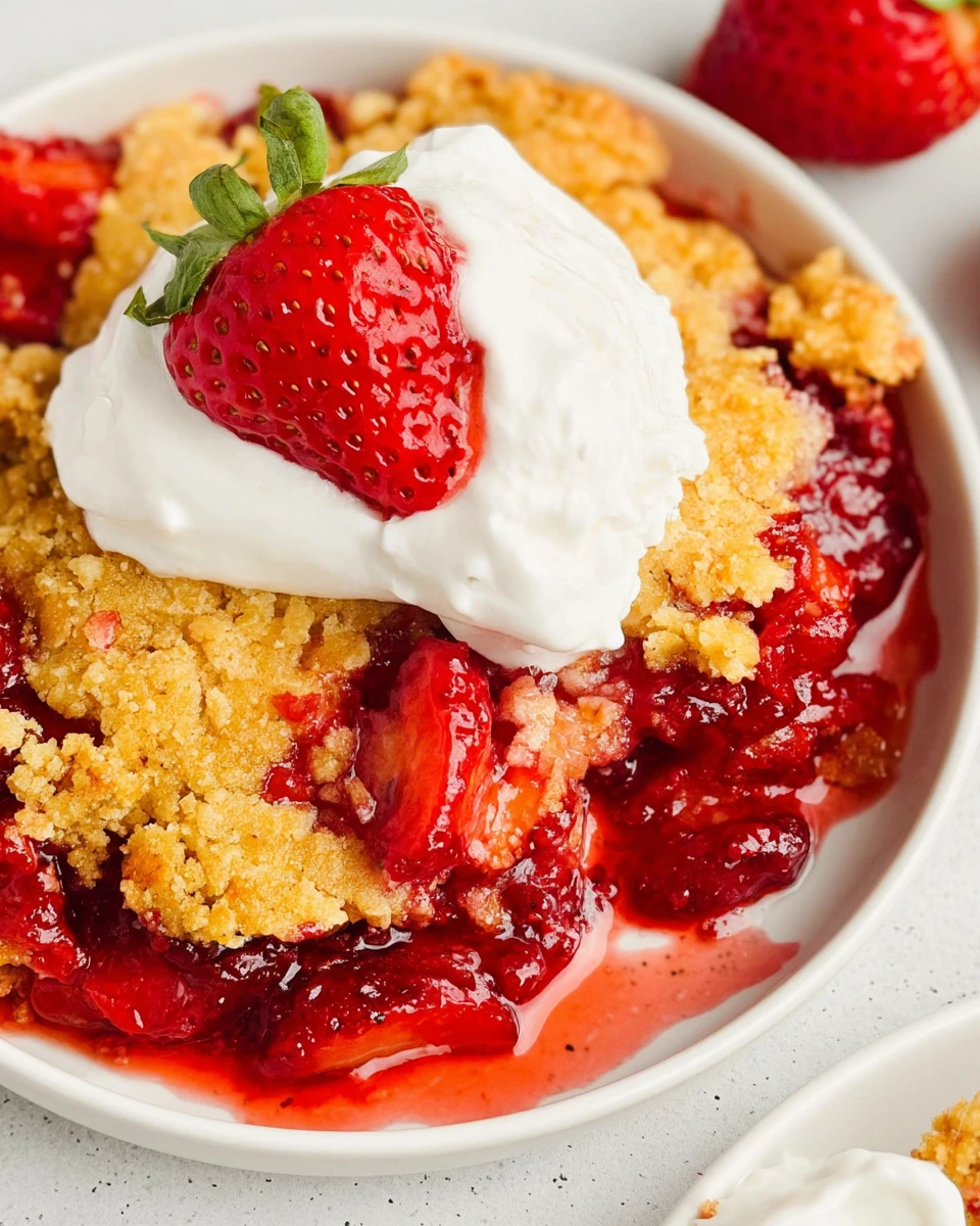 Easy Strawberry Dump Cake