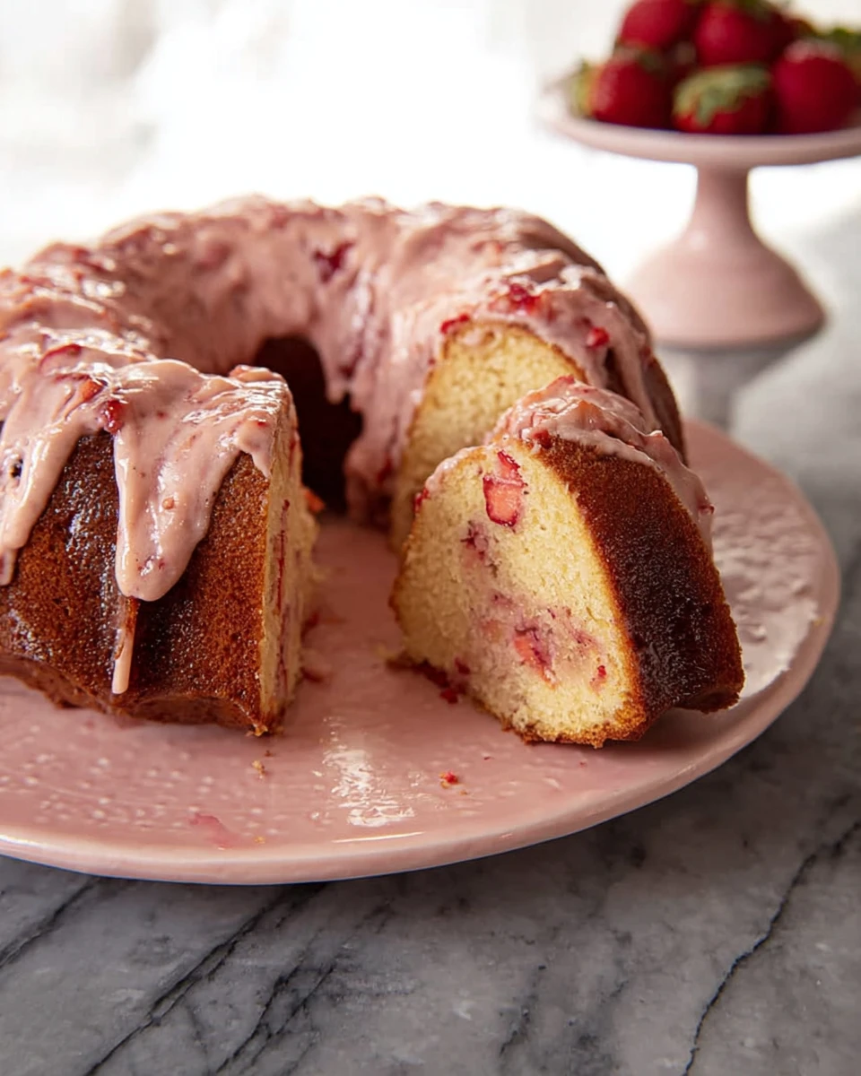 Fresh Strawberry Bundt Cake 7 Fresh Strawberry Bundt Cake