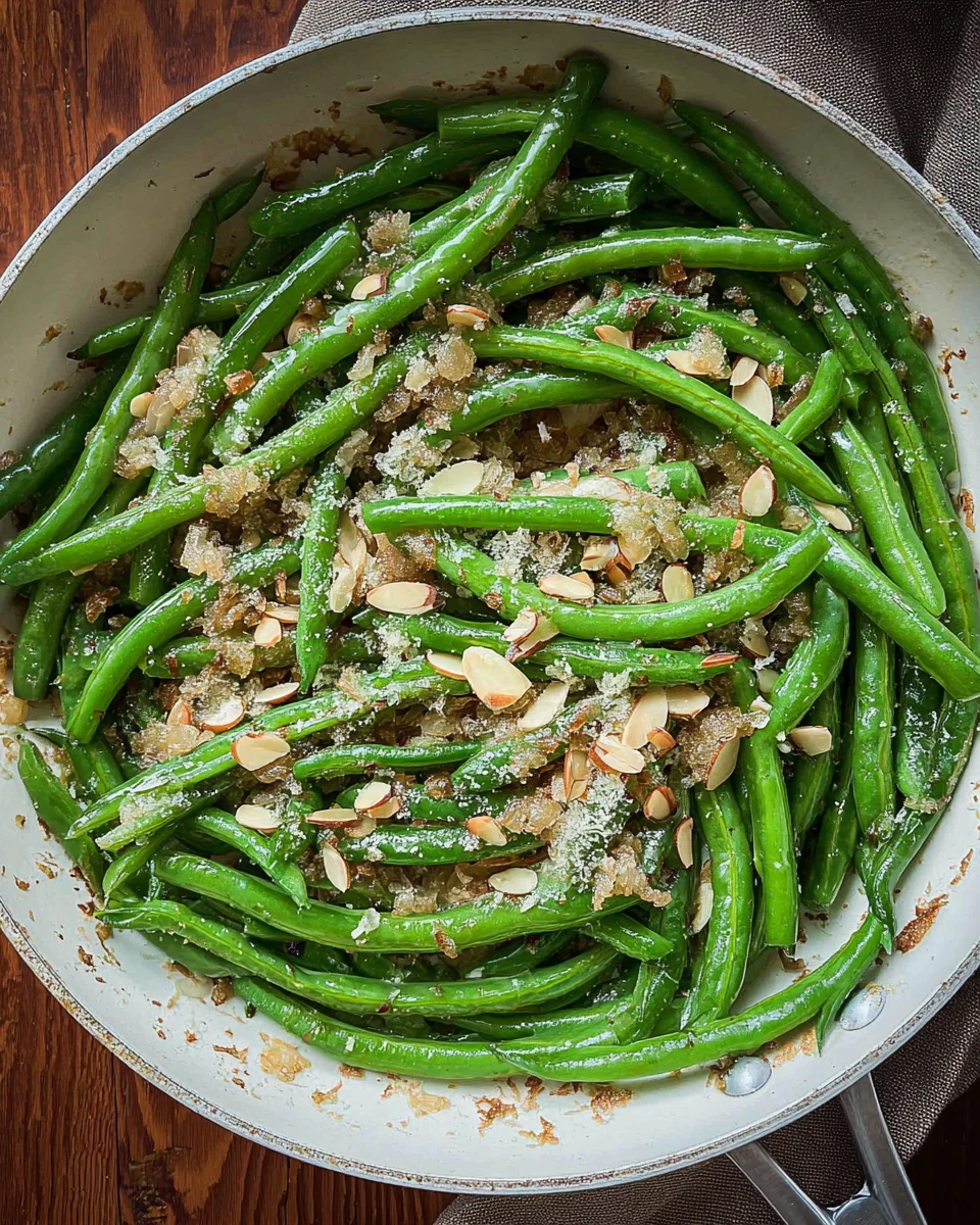 Green Beans Almondine 5 Green Beans Almondine