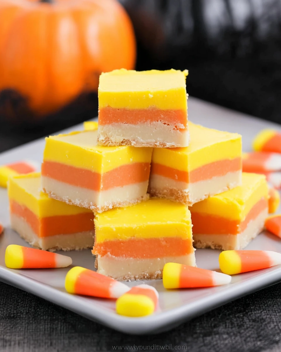 Halloween Fudge – Looks Like Candy Corn