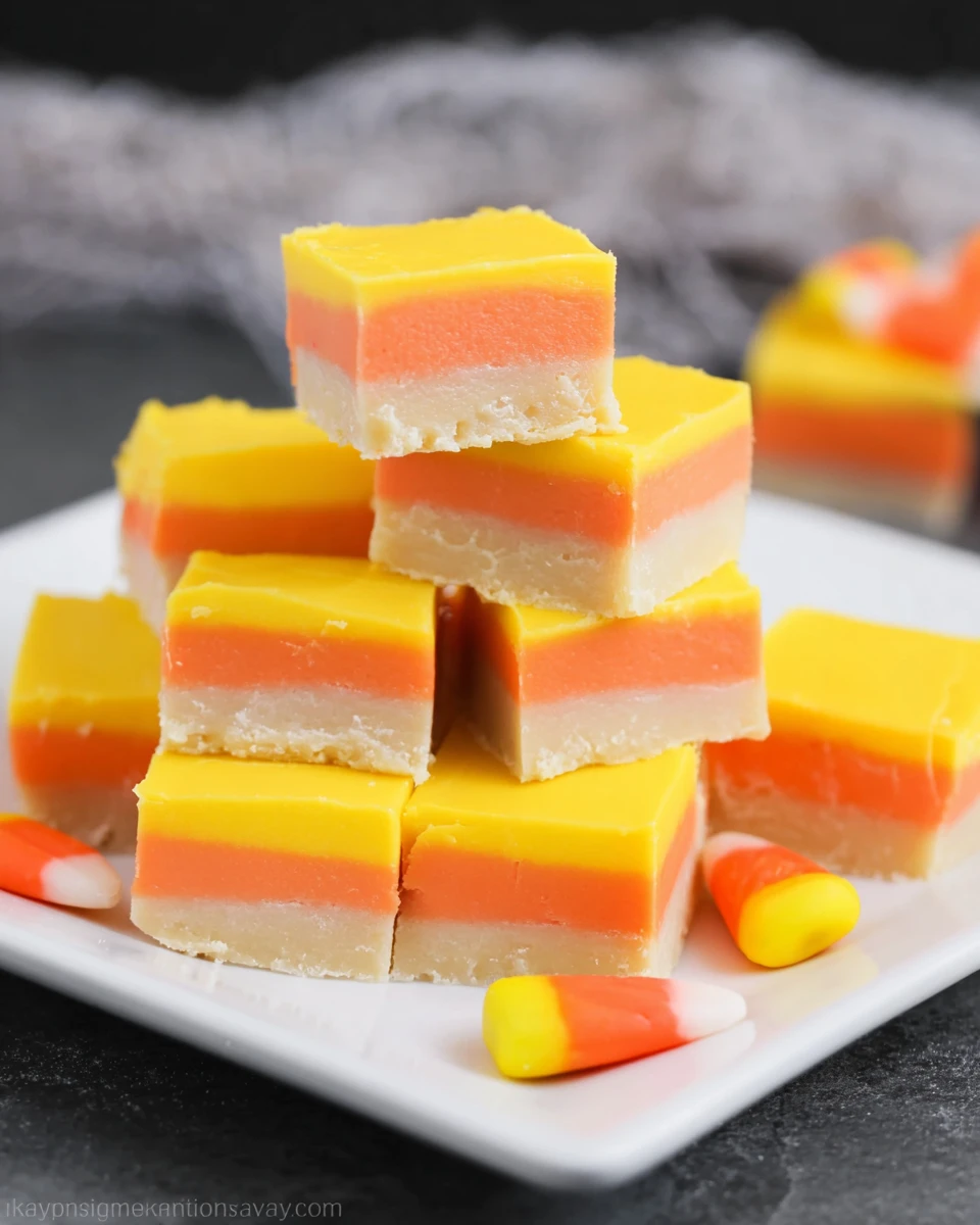 Halloween Fudge – Looks Like Candy Corn