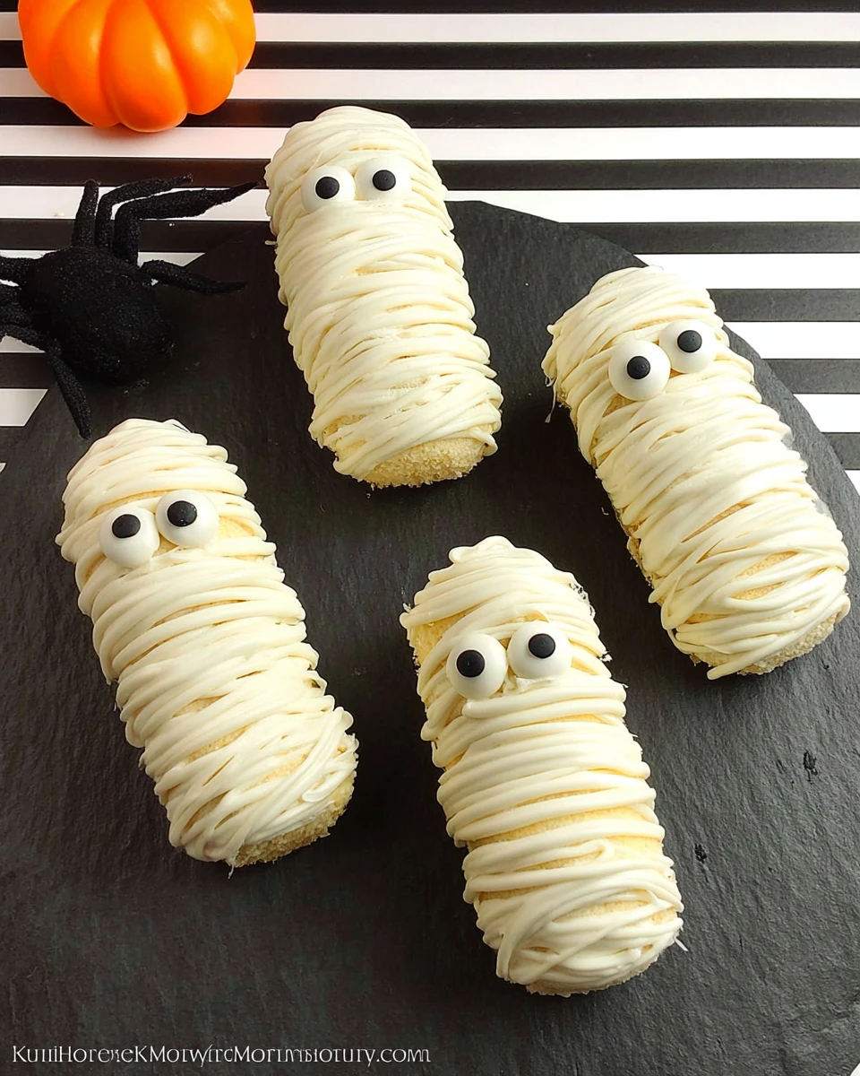 Halloween Mummy Twinkies 6 Halloween Mummy Twinkies