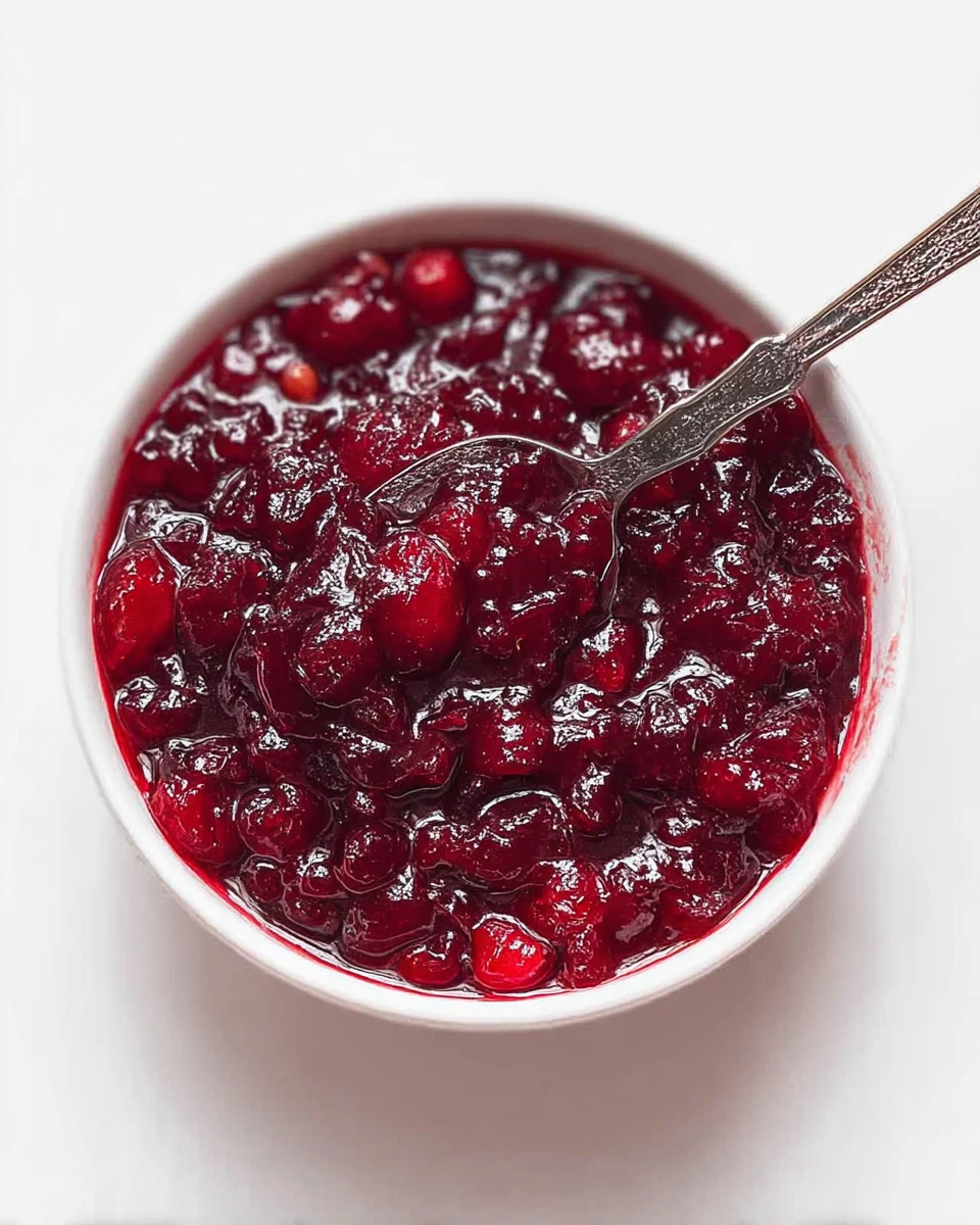 Homemade Cranberry Sauce 5 Homemade Cranberry Sauce