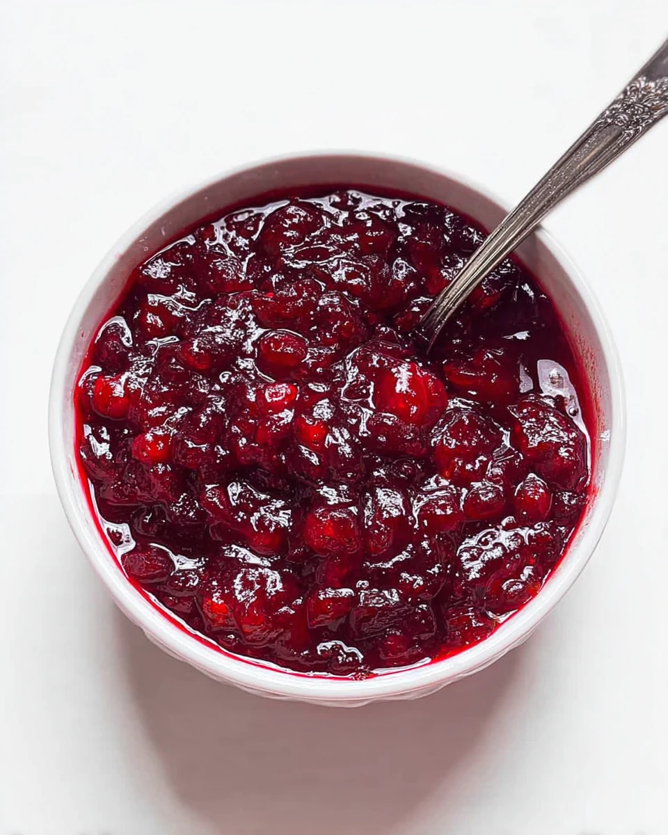 Homemade Cranberry Sauce 7 Homemade Cranberry Sauce
