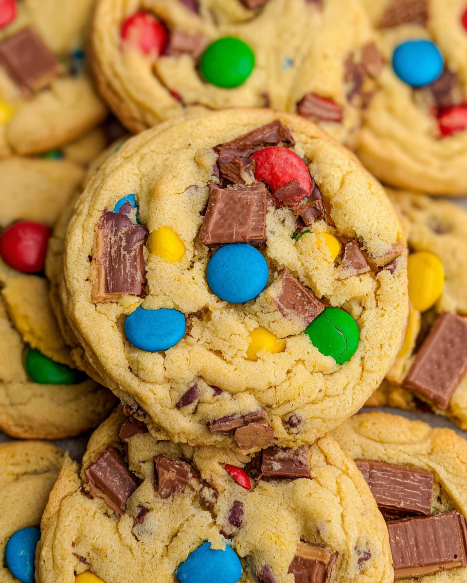 Leftover Halloween Candy Cookies