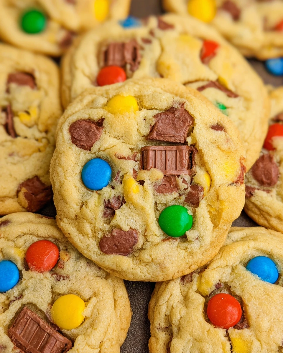Leftover Halloween Candy Cookies