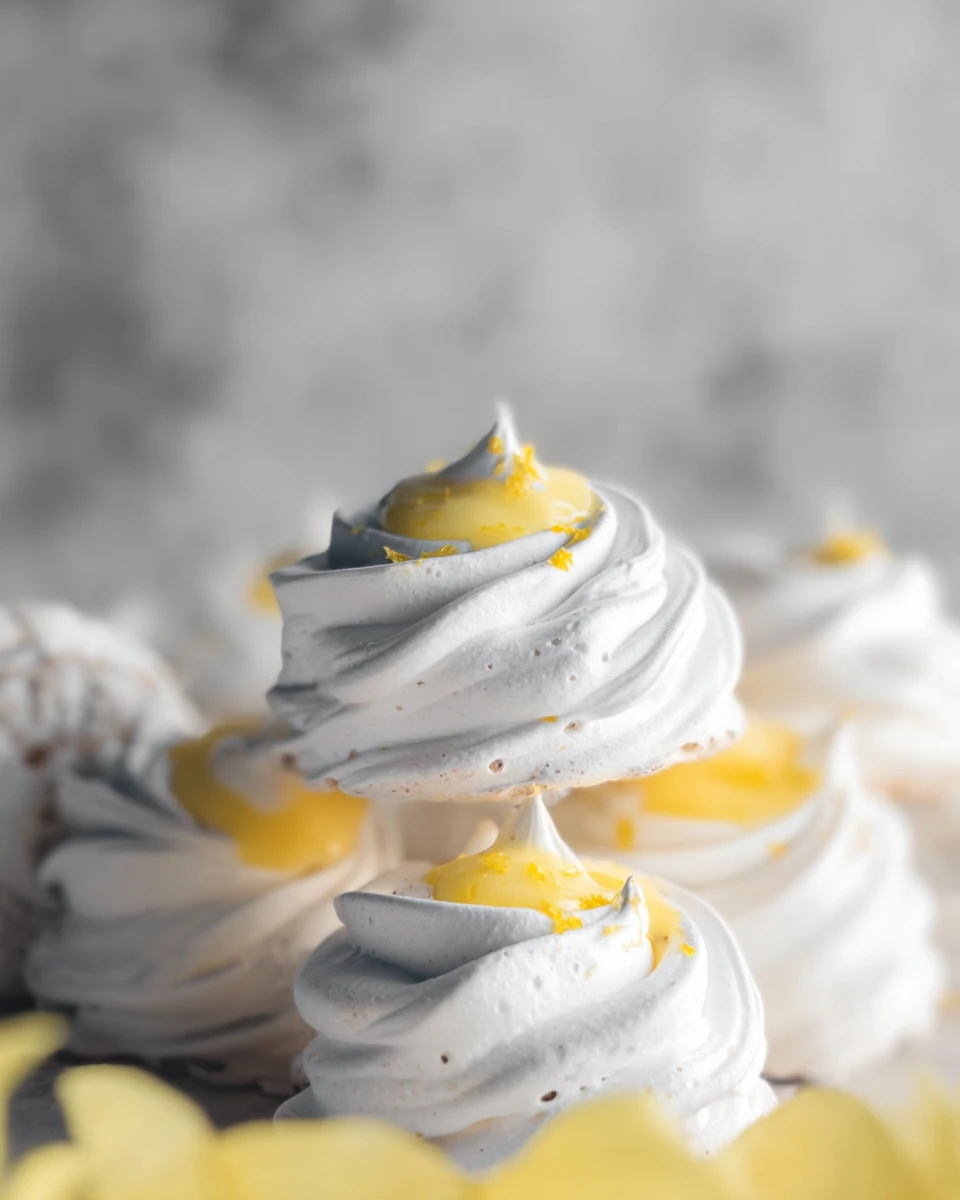 Lemon Curd Meringue Cookies 6 Lemon Curd Meringue Cookies