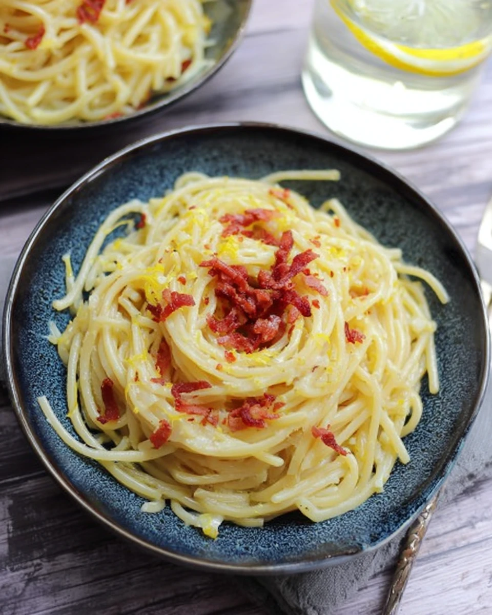 Lemon Garlic Pasta