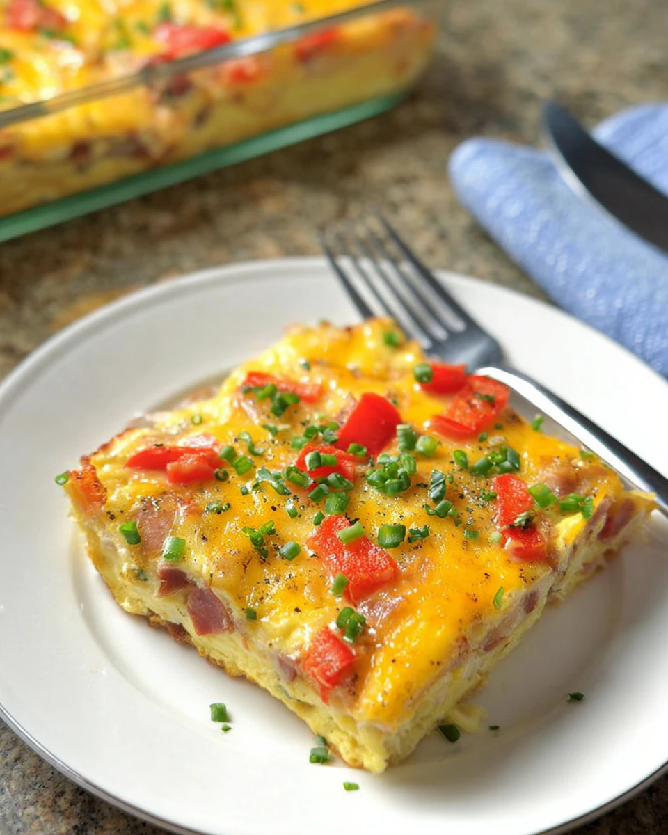 Loaded Baked Denver Omelet Casserole