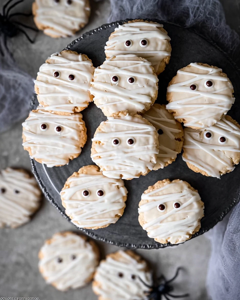 Mummy Cookies 7 Mummy Cookies