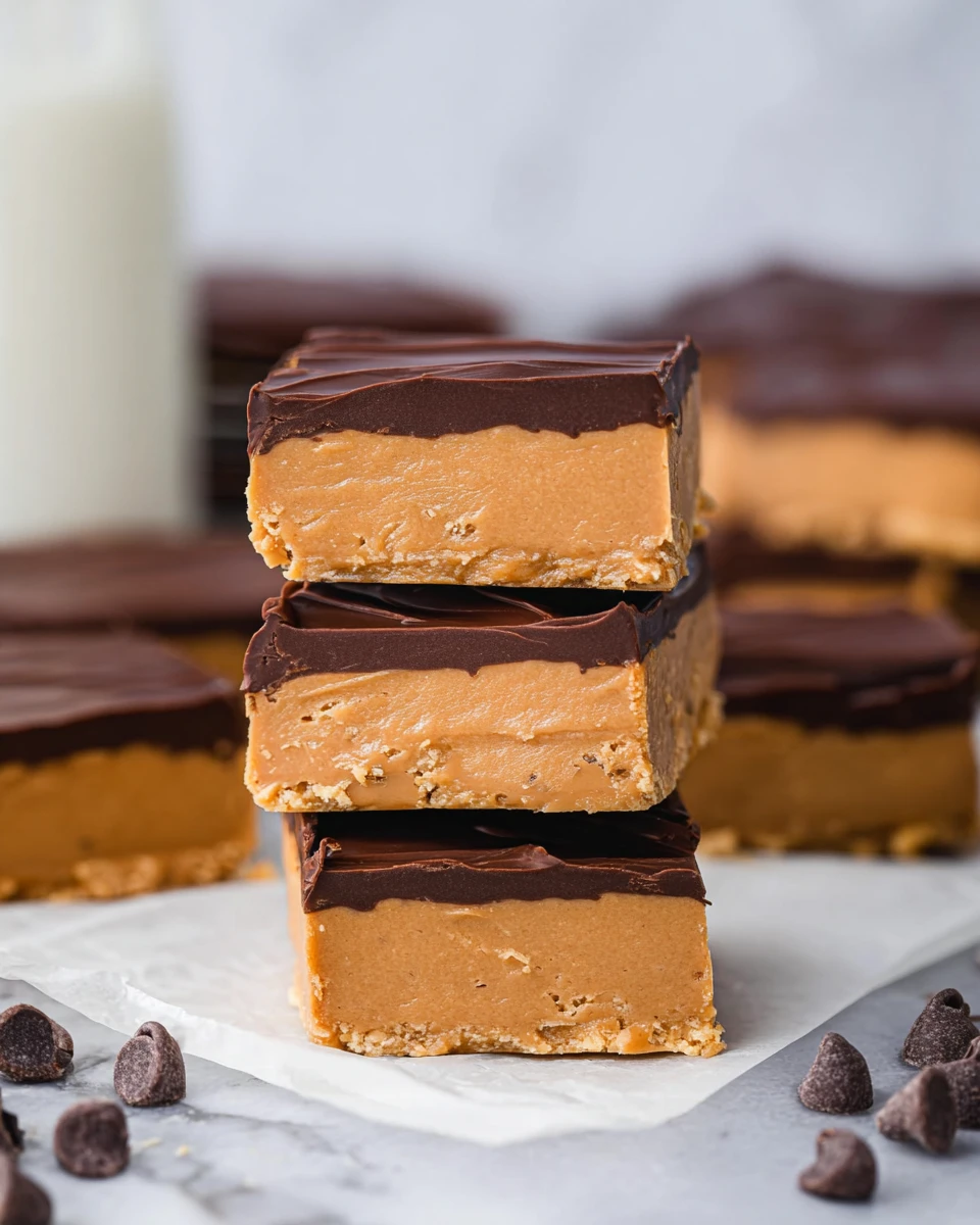 No-Bake Peanut Butter Buckeye Bars 5 No-Bake Peanut Butter Buckeye Bars