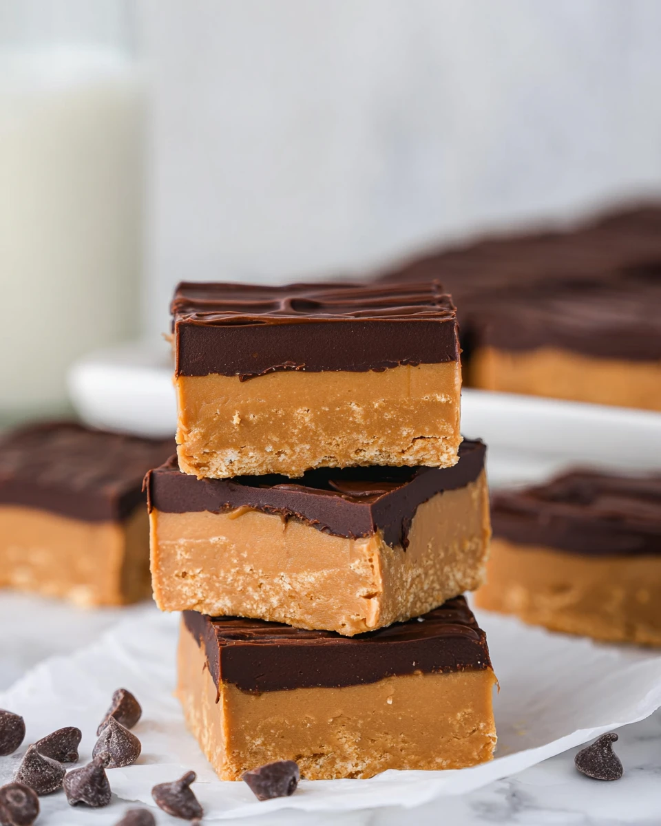 No-Bake Peanut Butter Buckeye Bars 7 No-Bake Peanut Butter Buckeye Bars