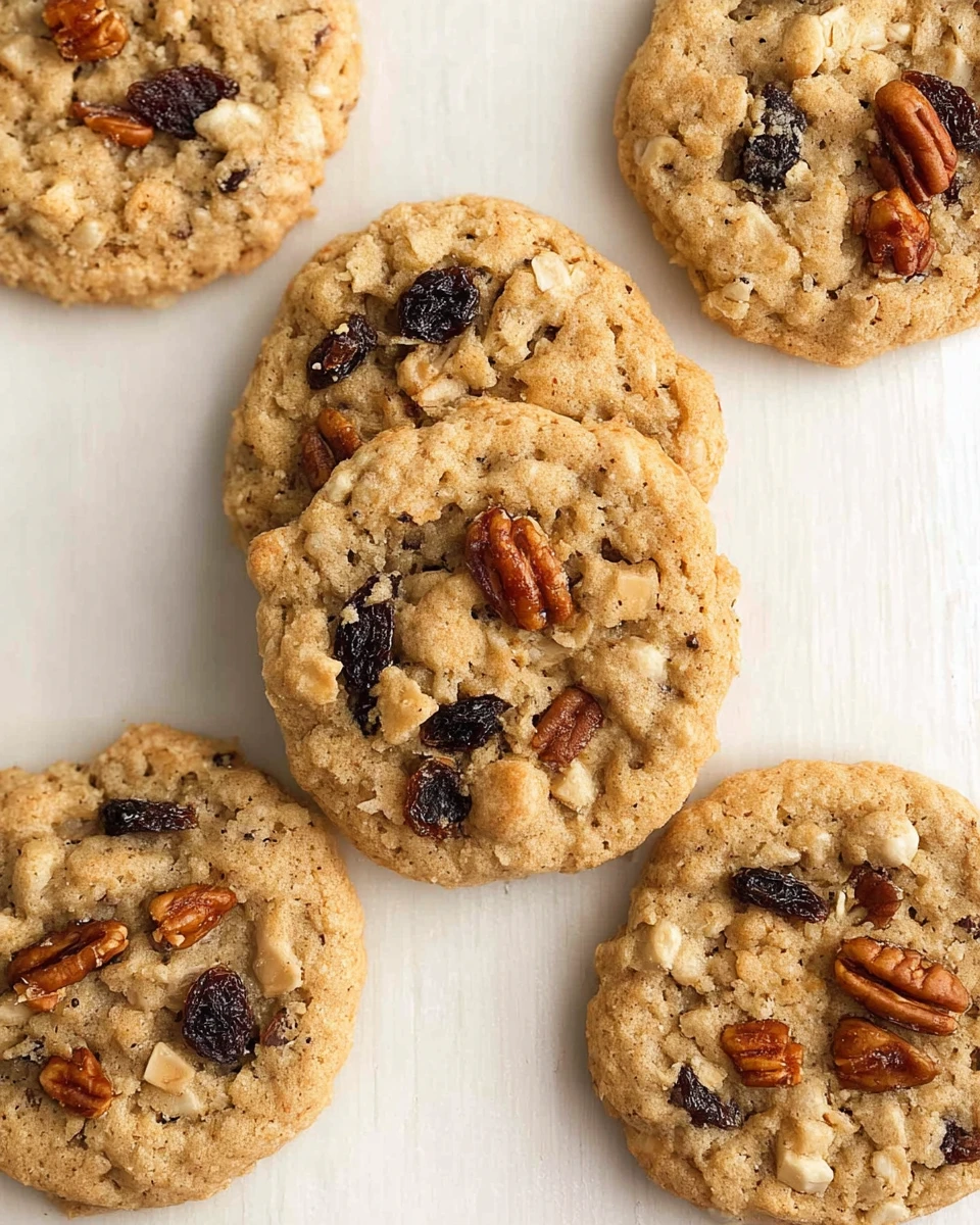 Oatmeal Raisin Cookies With Pecans