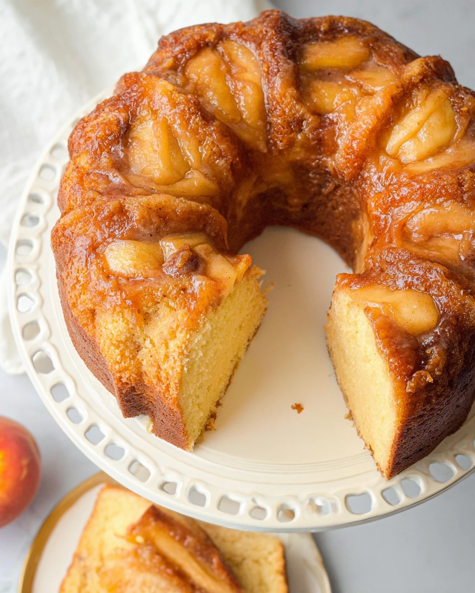 Peach Cobbler Pound Cake