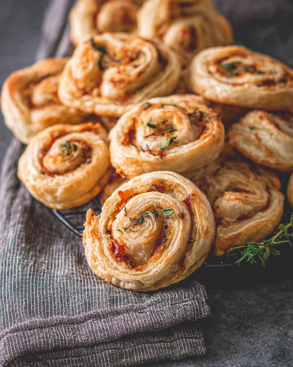 Puff Pastry Pinwheels 6 Puff Pastry Pinwheels