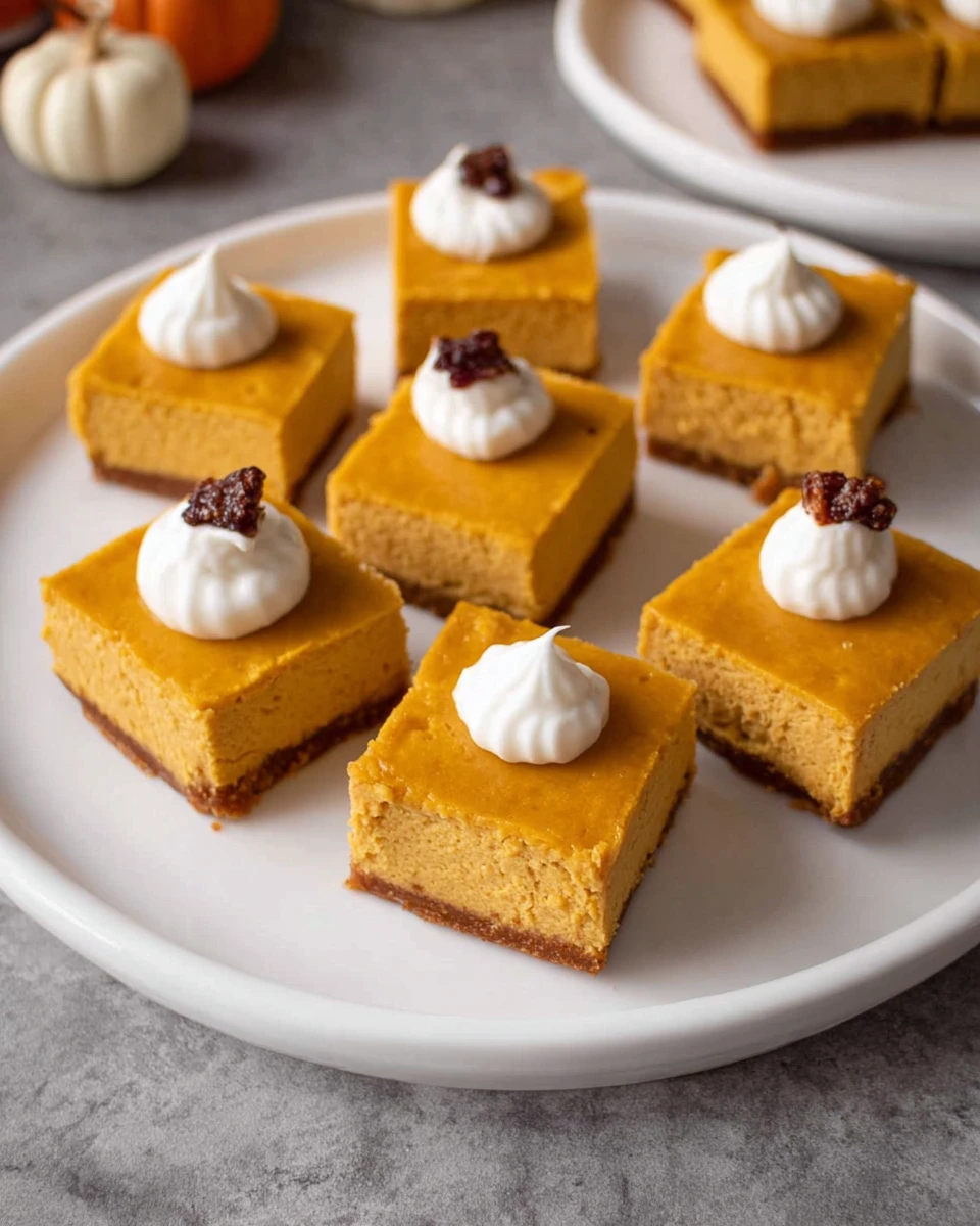 Pumpkin Cheesecake Bars 5 Pumpkin Cheesecake Bars