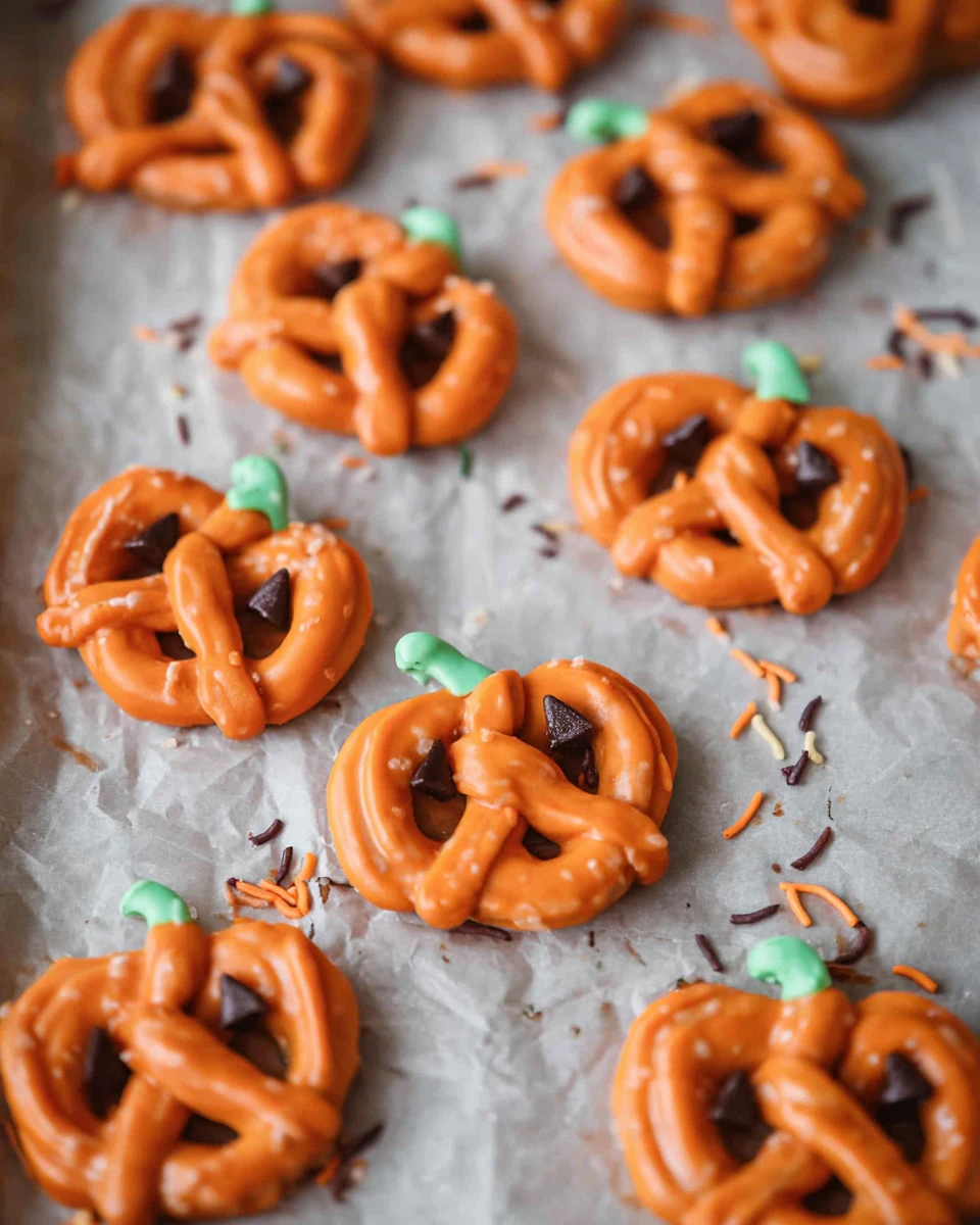 Pumpkin Pretzels 6 Pumpkin Pretzels