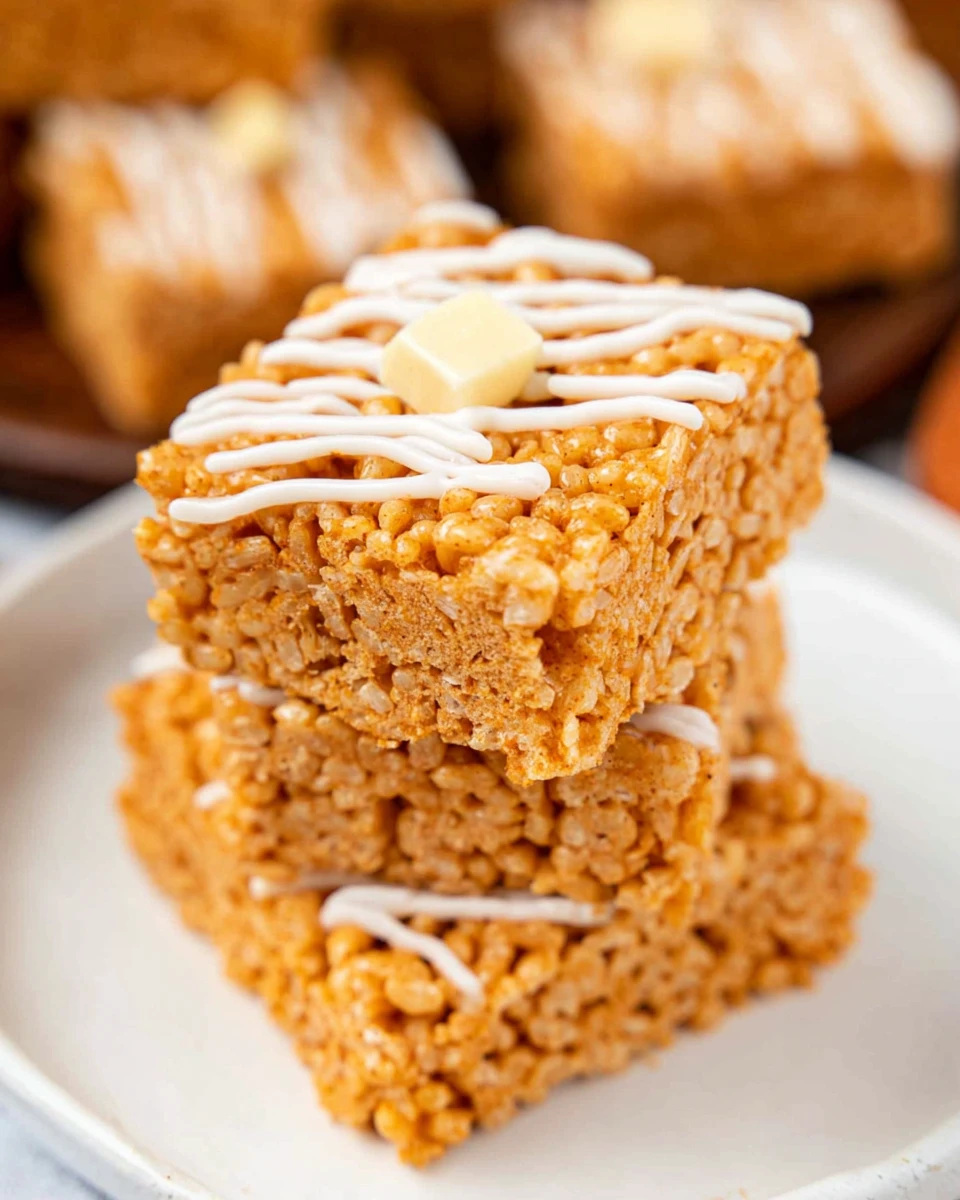 Pumpkin Spice Rice Krispie Treats 5 Pumpkin Spice Rice Krispie Treats