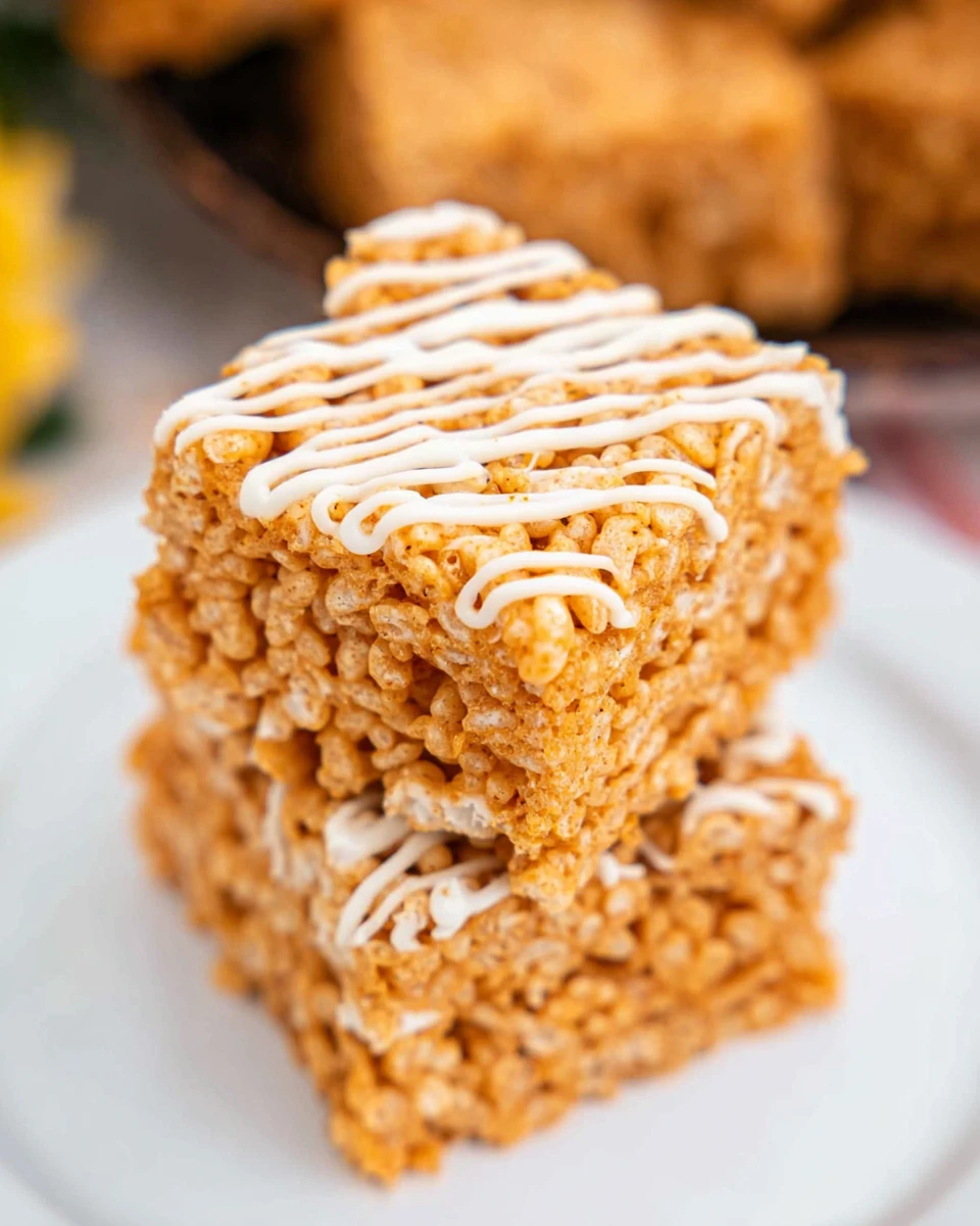 Pumpkin Spice Rice Krispie Treats 6 Pumpkin Spice Rice Krispie Treats