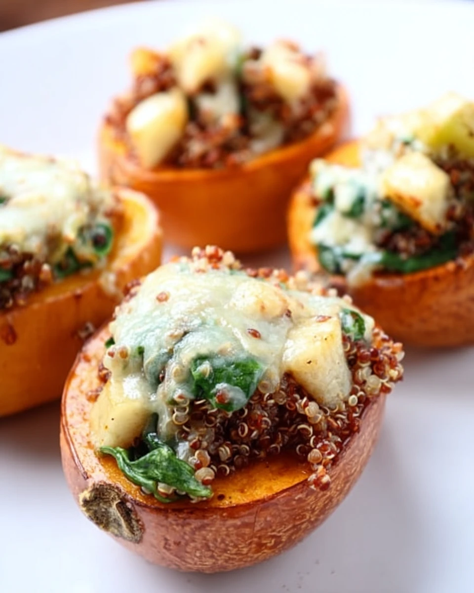 Quinoa, Apple &Amp; Spinach Stuffed Honeynut Squash 6 Quinoa, Apple &Amp; Spinach Stuffed Honeynut Squash