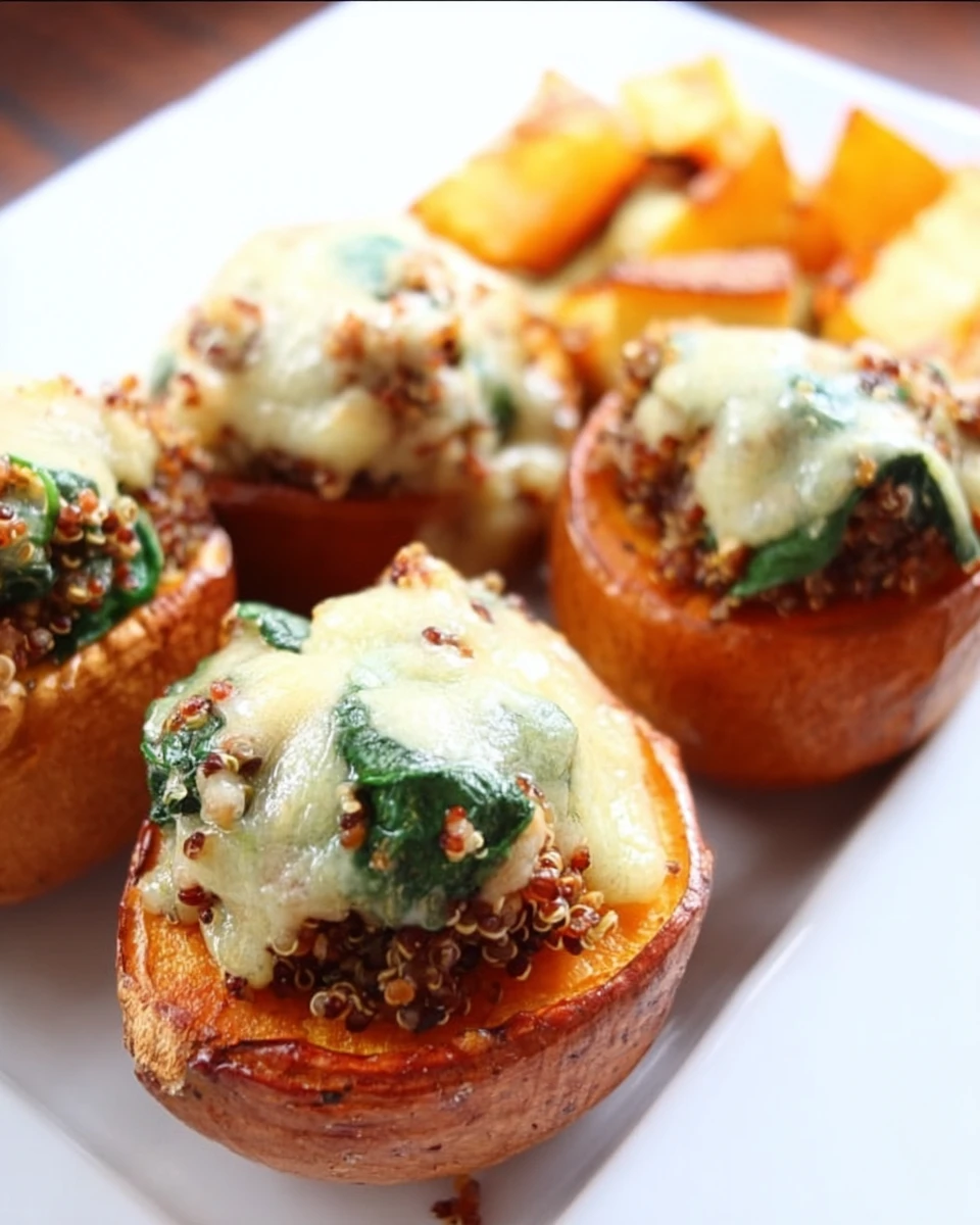 Quinoa, Apple &Amp; Spinach Stuffed Honeynut Squash 7 Quinoa, Apple &Amp; Spinach Stuffed Honeynut Squash