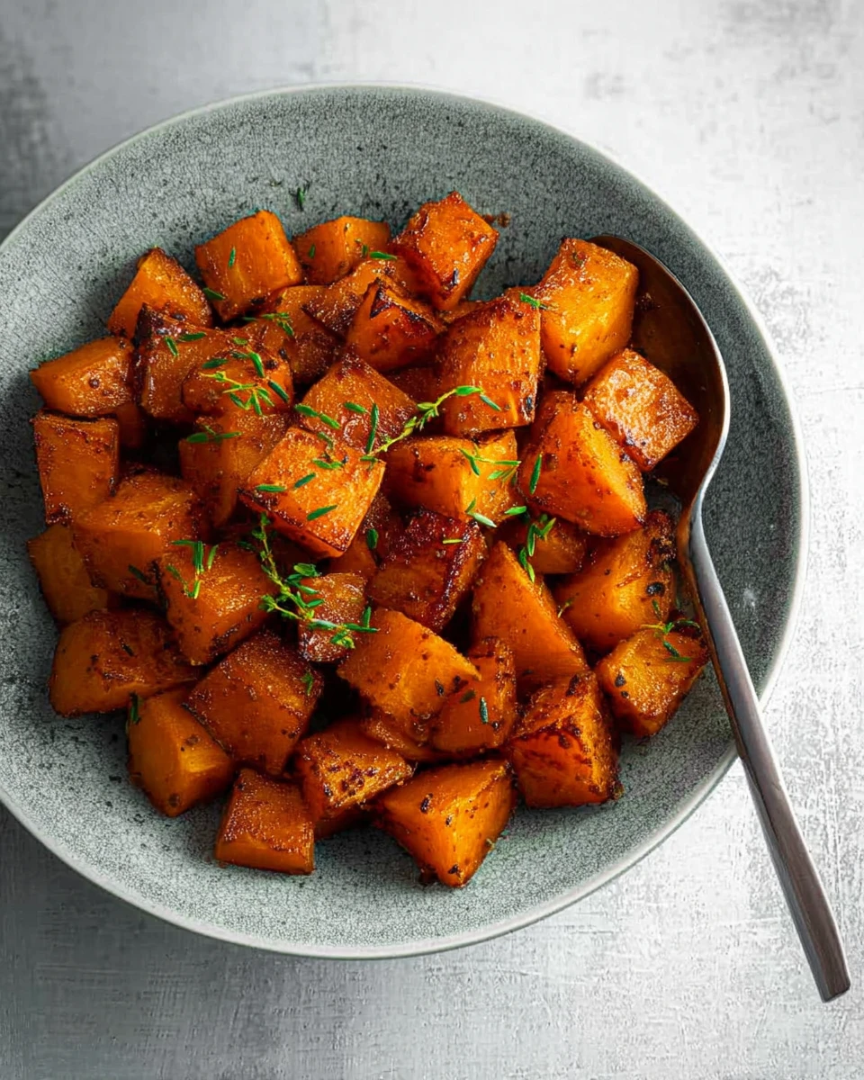 Roasted Butternut Squash With Garam Masala