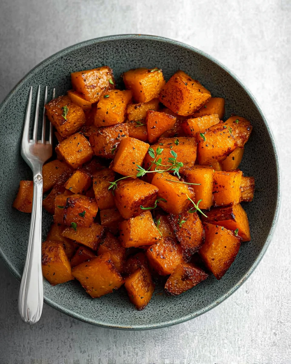 Roasted Butternut Squash With Garam Masala