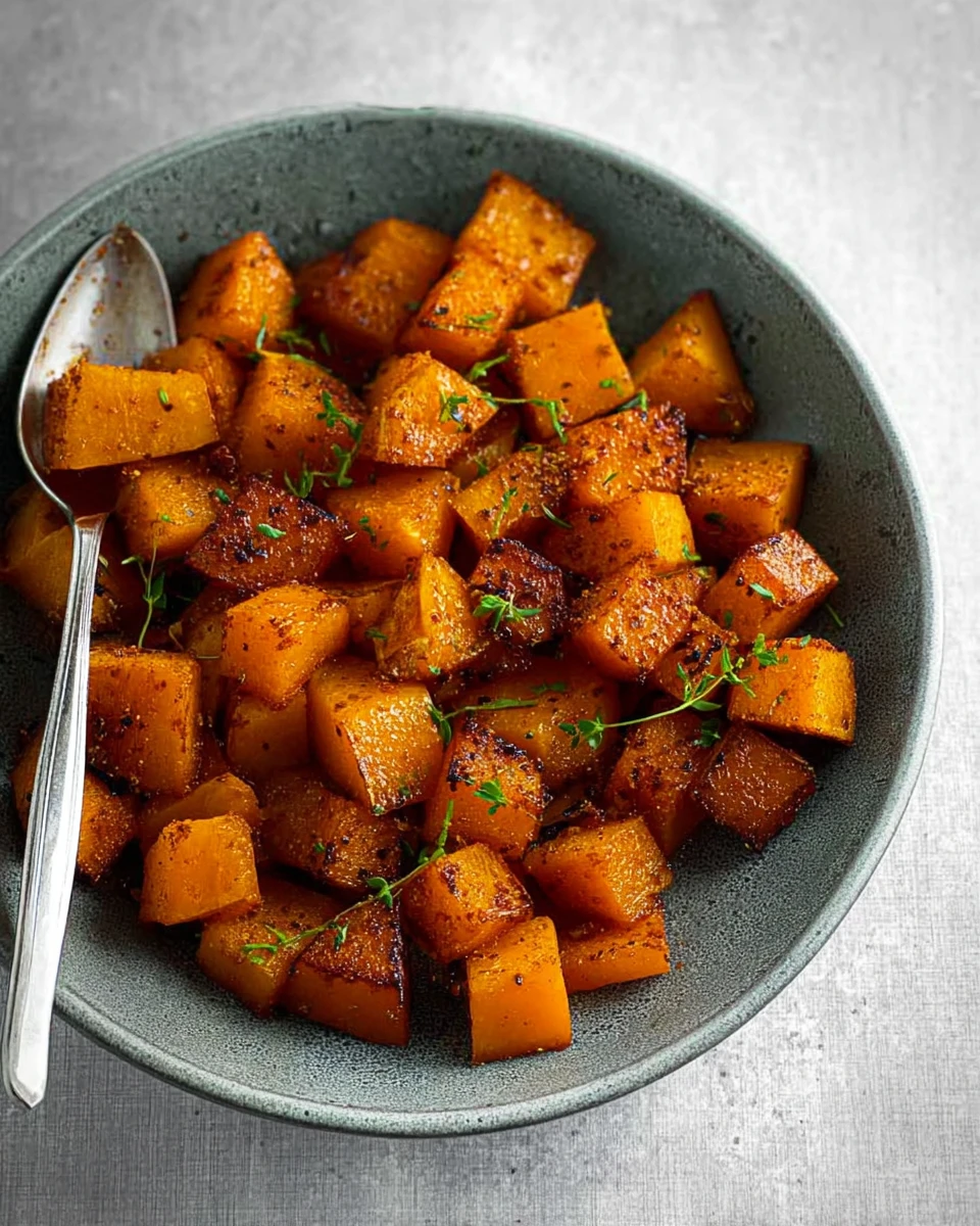 Roasted Butternut Squash With Garam Masala