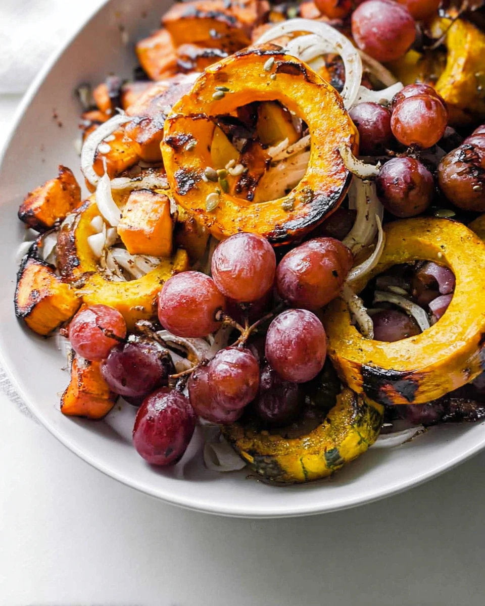 Roasted Squash And Grapes 5 Roasted Squash And Grapes