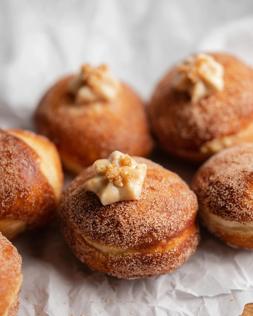 Salted Caramel Brioche Donuts
