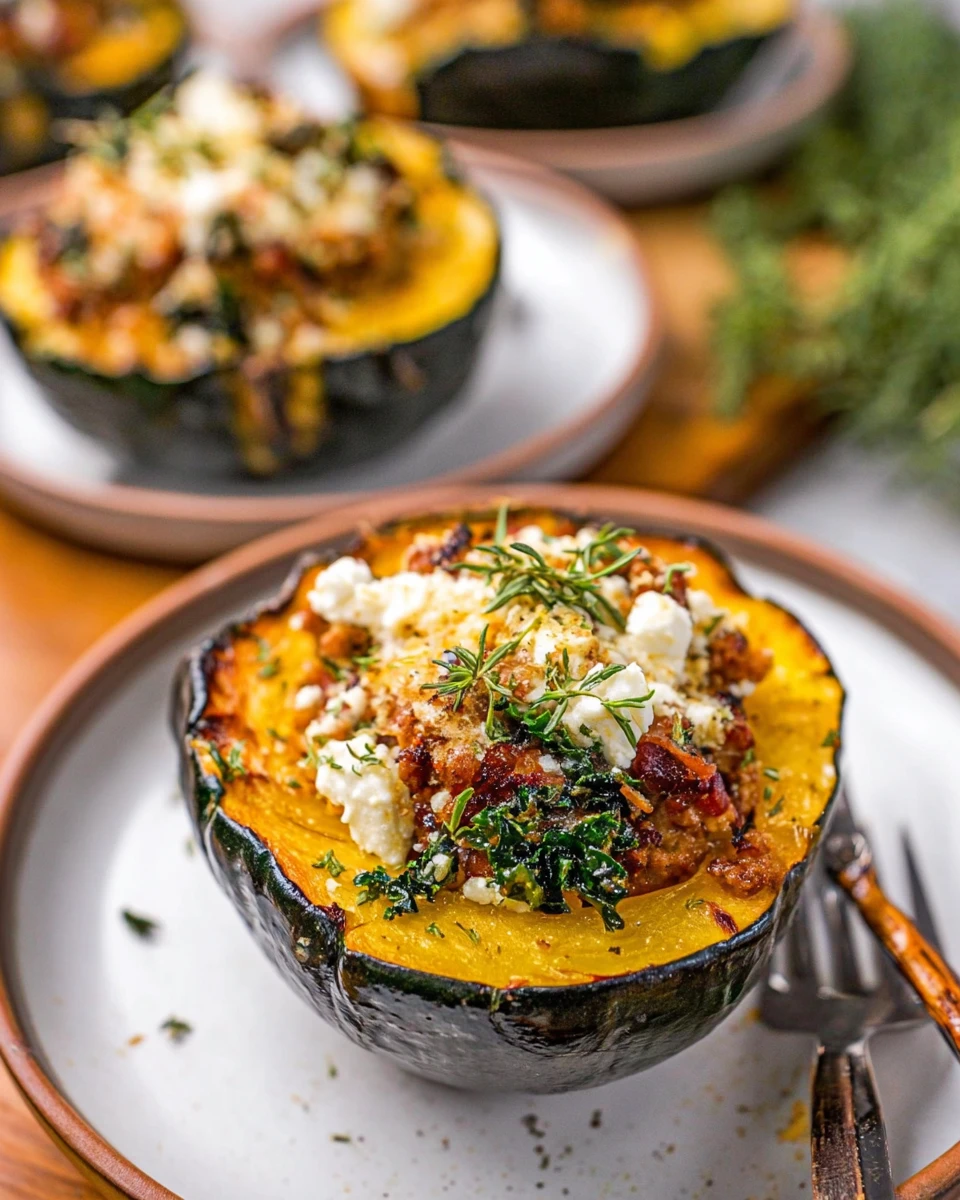 Sausage Stuffed Acorn Squash 7 Sausage Stuffed Acorn Squash