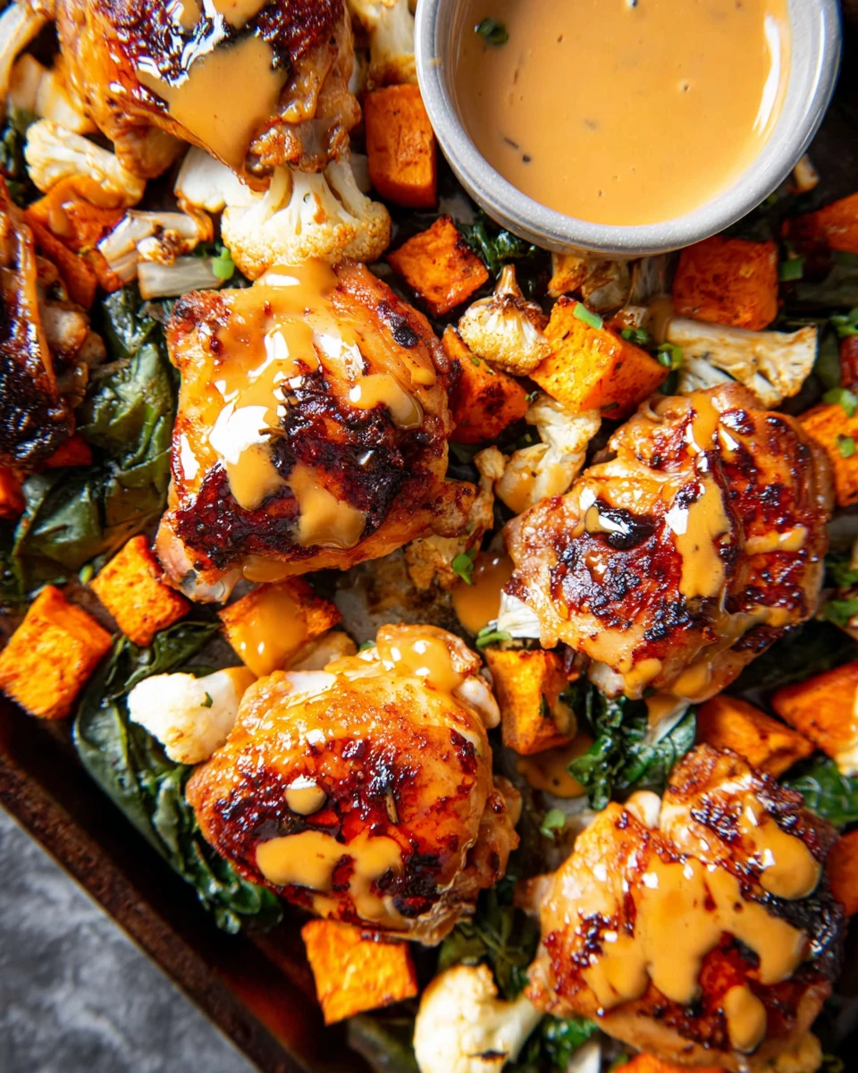 Sheet Pan Maple Gochujang Chicken 5 Sheet Pan Maple Gochujang Chicken