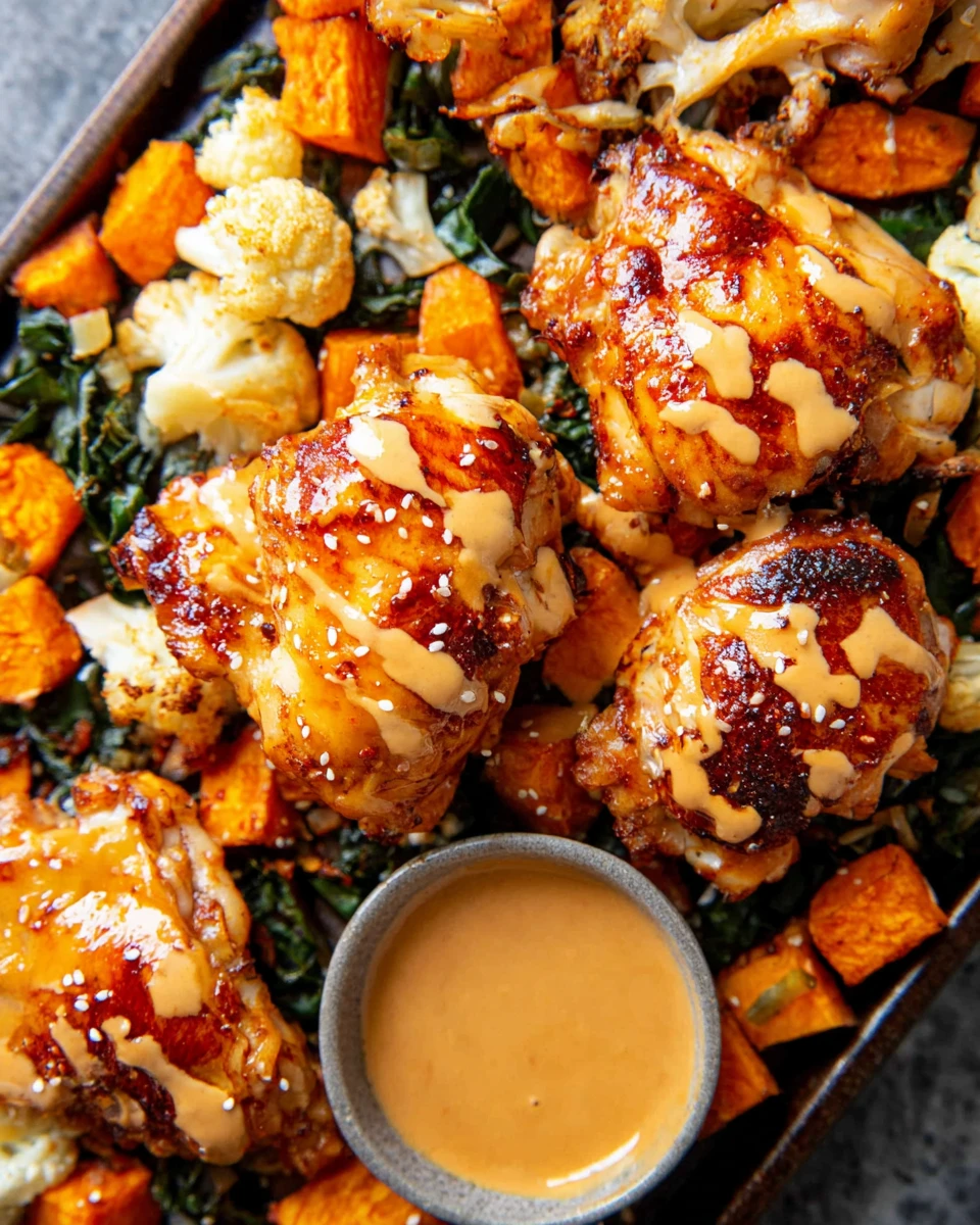 Sheet Pan Maple Gochujang Chicken 6 Sheet Pan Maple Gochujang Chicken