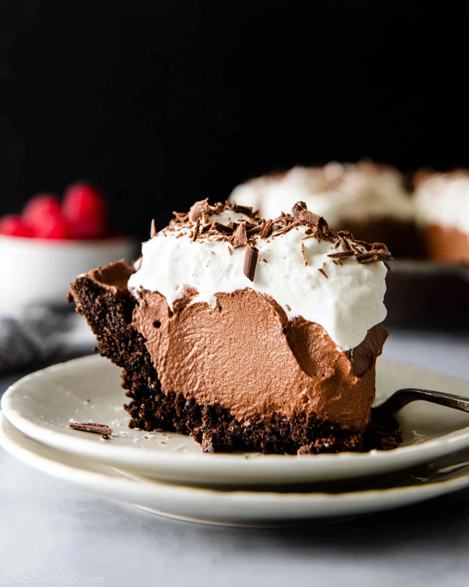 Sky High Chocolate Mousse Pie 6 Sky High Chocolate Mousse Pie