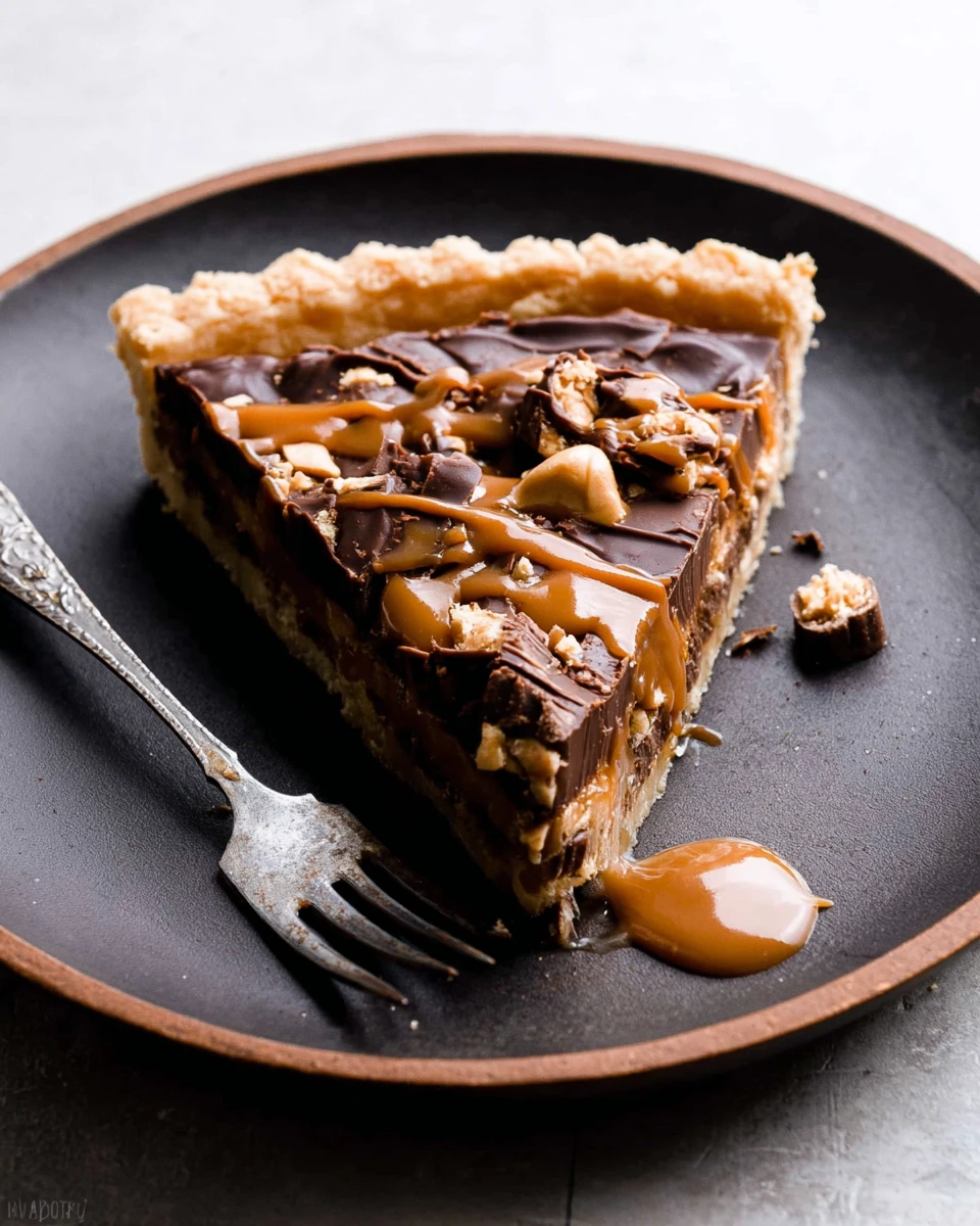 Snickers Caramel Tart