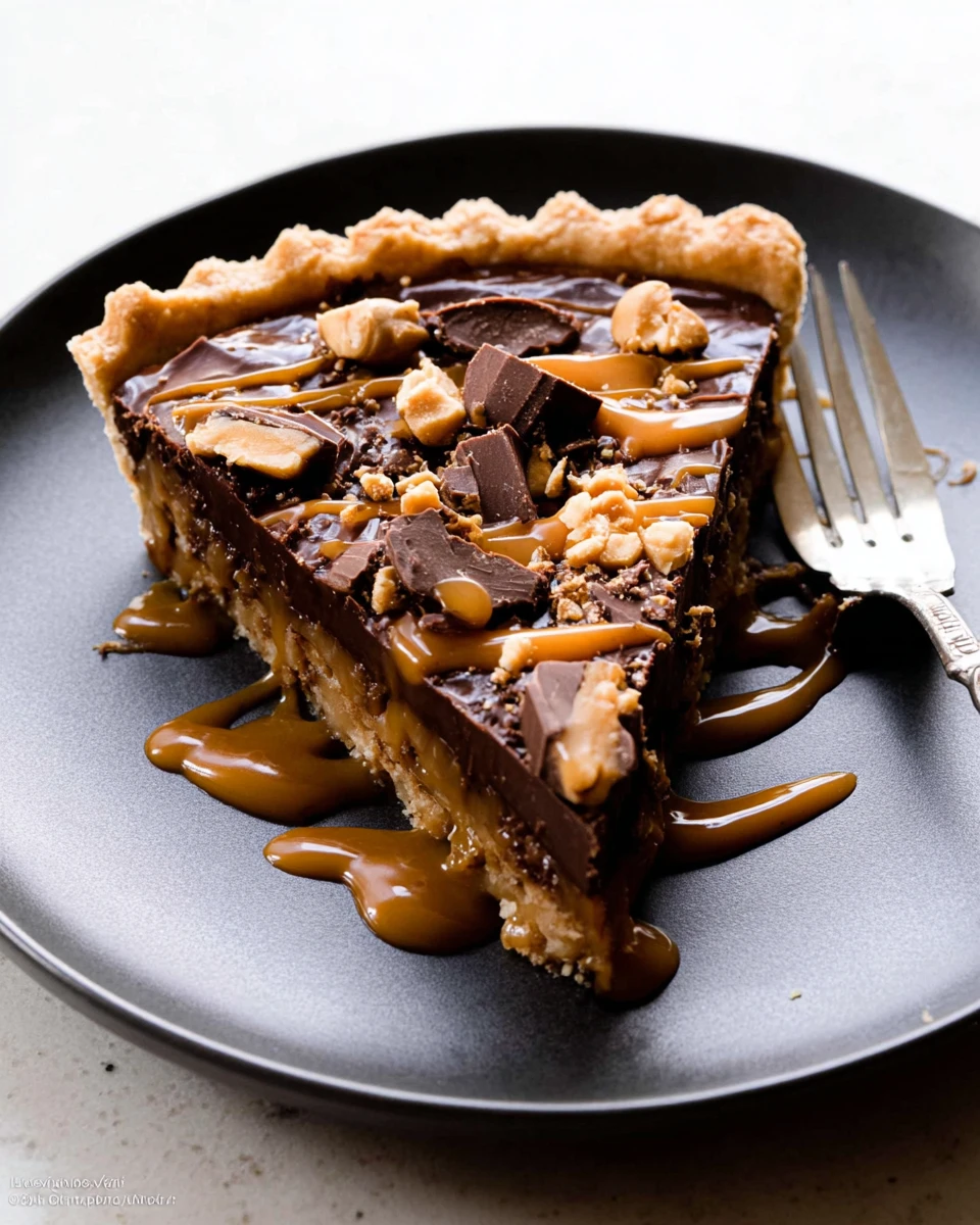 Snickers Caramel Tart