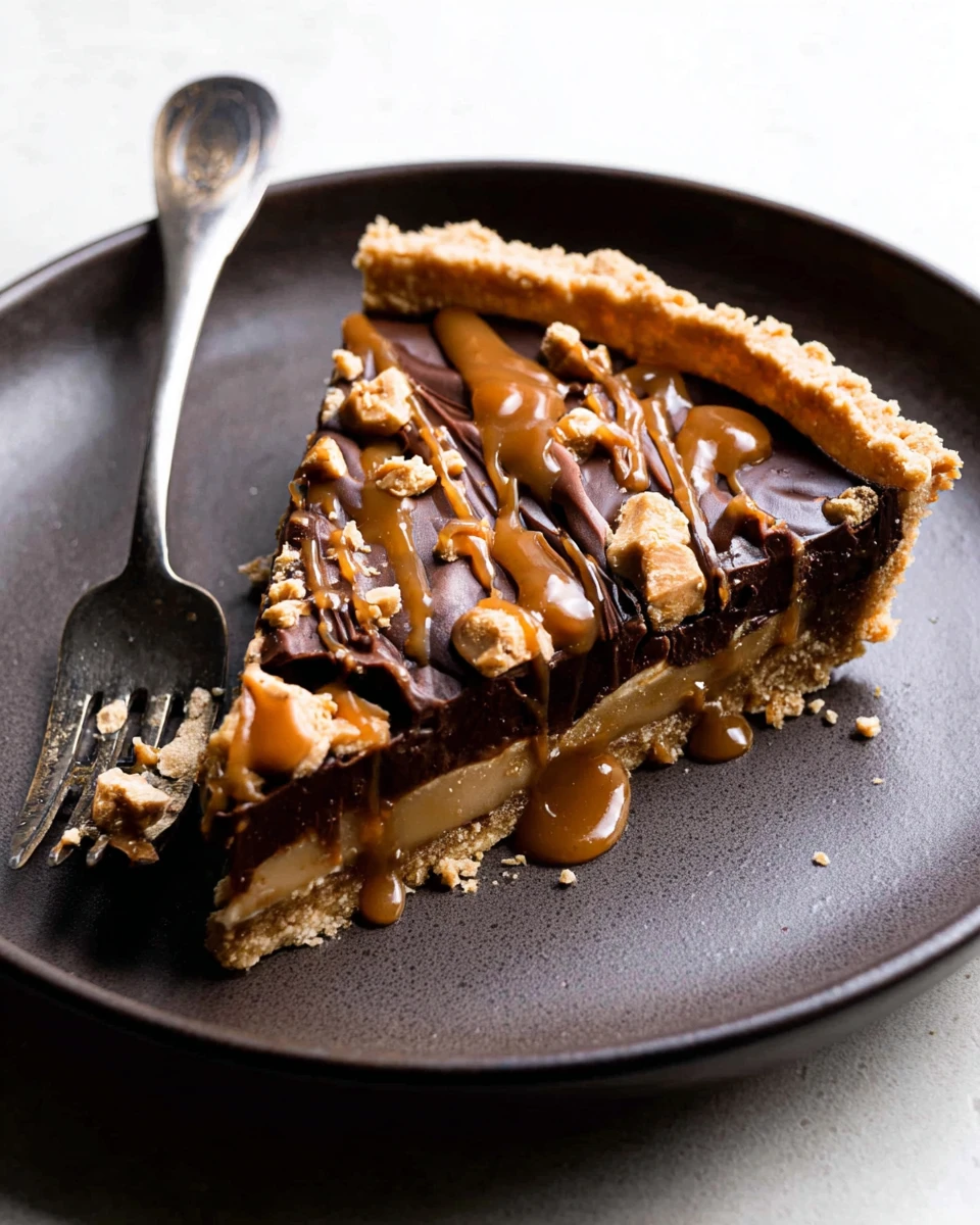 Snickers Caramel Tart