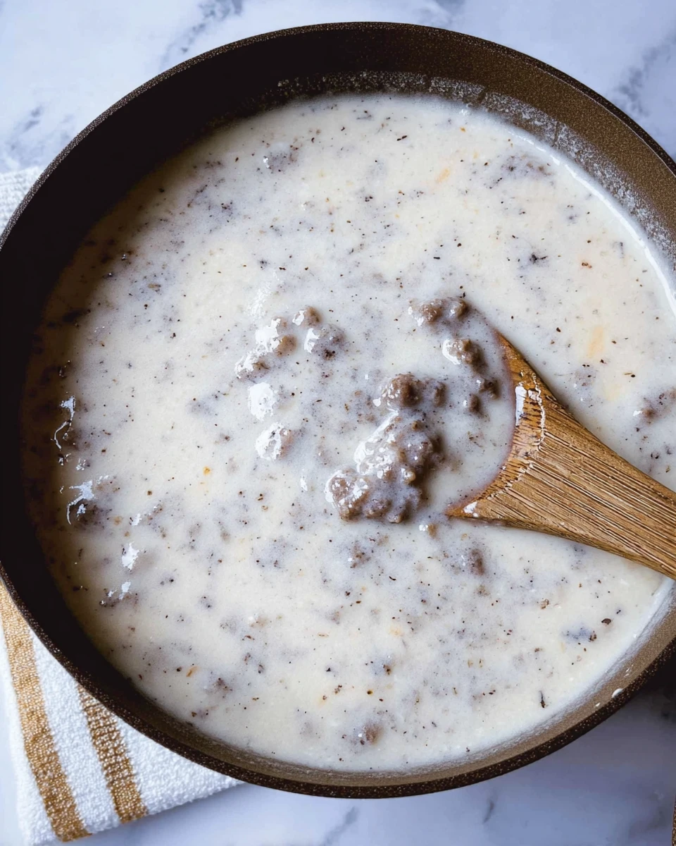 Southern Country Sausage Gravy 6 Southern Country Sausage Gravy