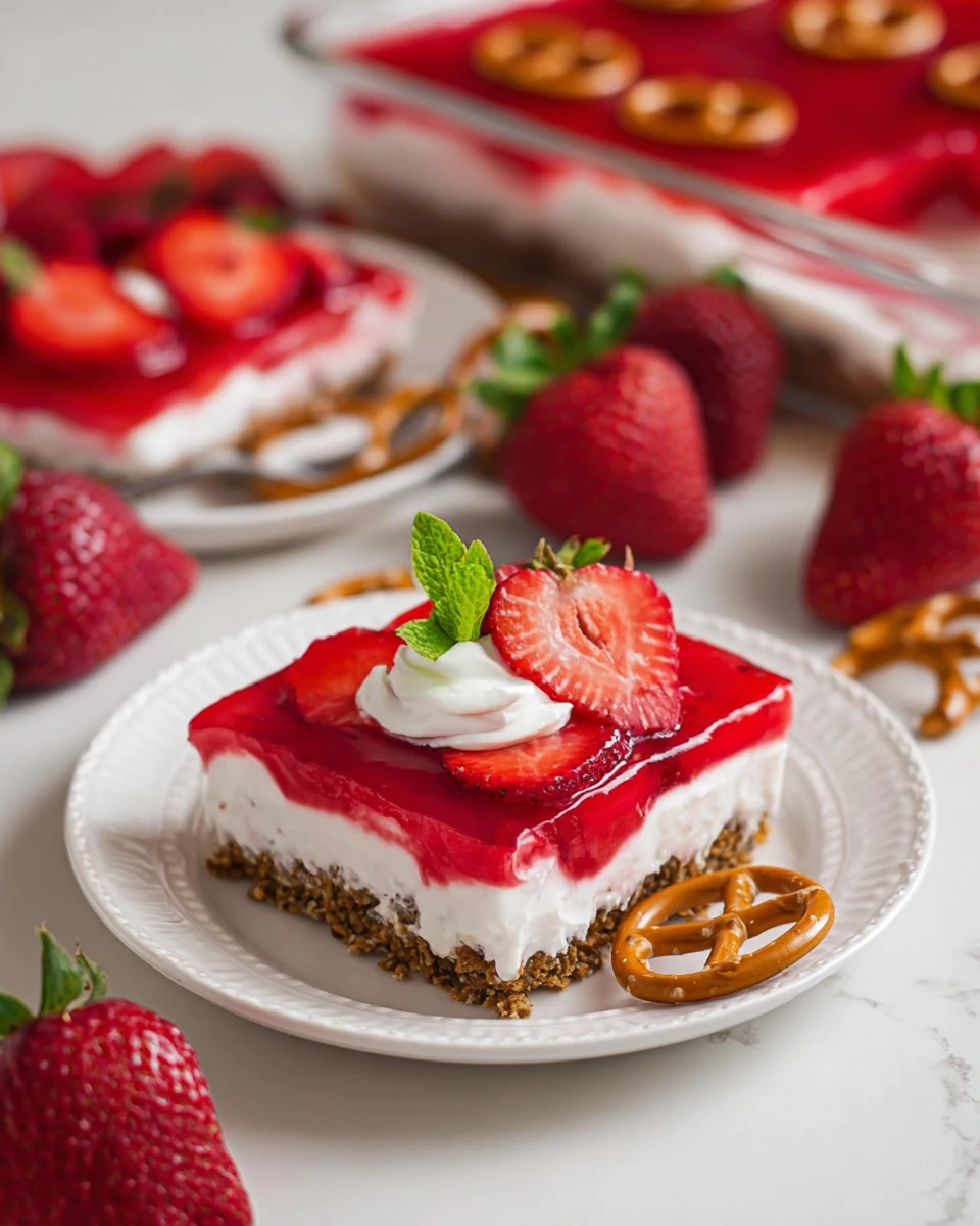 Strawberry Pretzel Salad