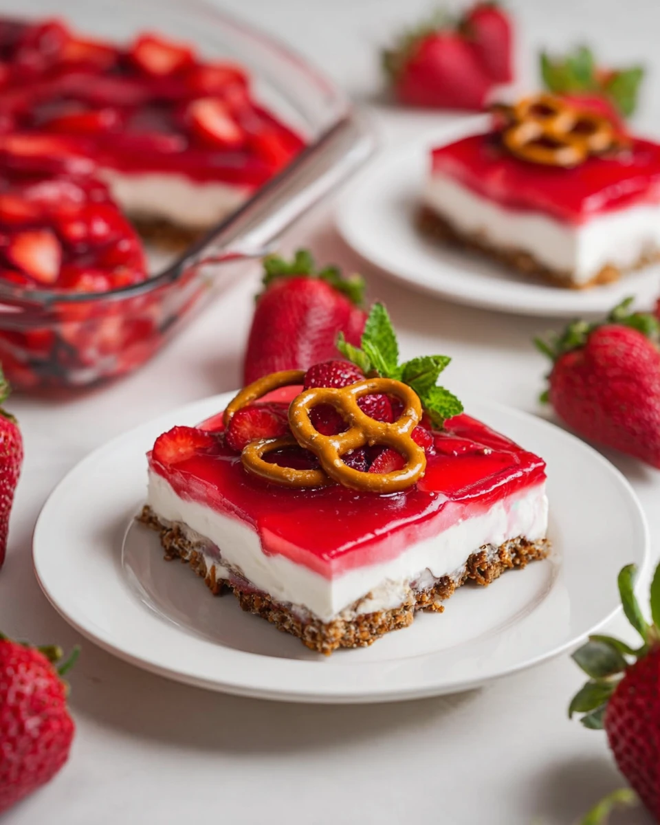 Strawberry Pretzel Salad
