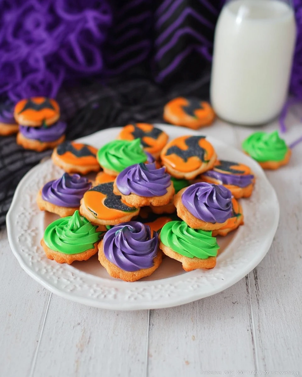 Sugar Halloween Cookies 6 Sugar Halloween Cookies