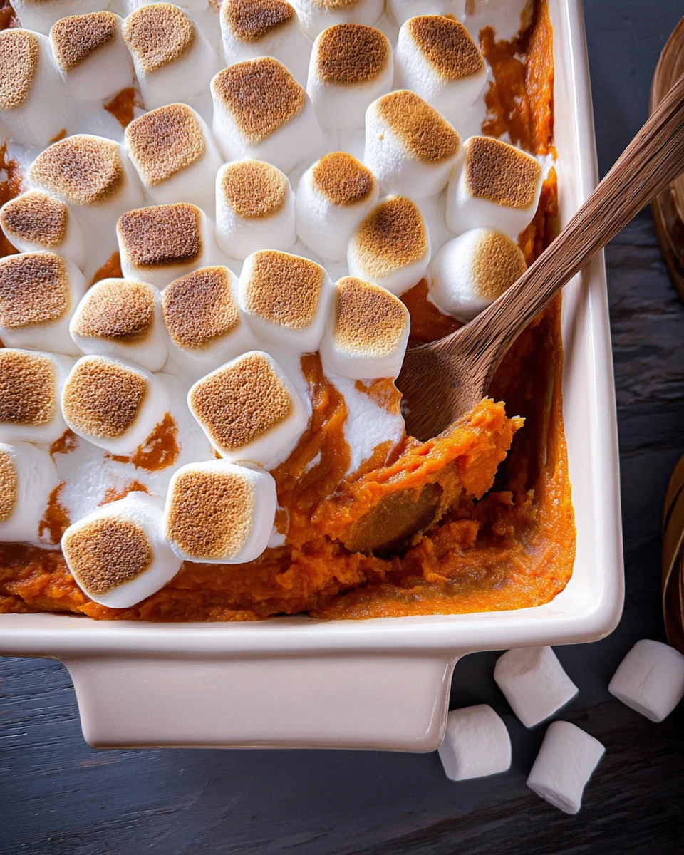 Sweet Potato Casserole With Marshmallows