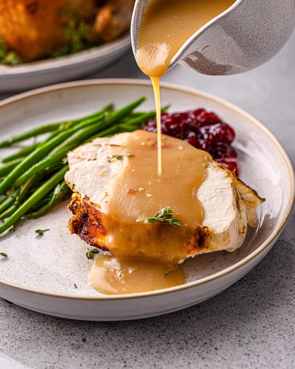 Turkey Gravy From Drippings