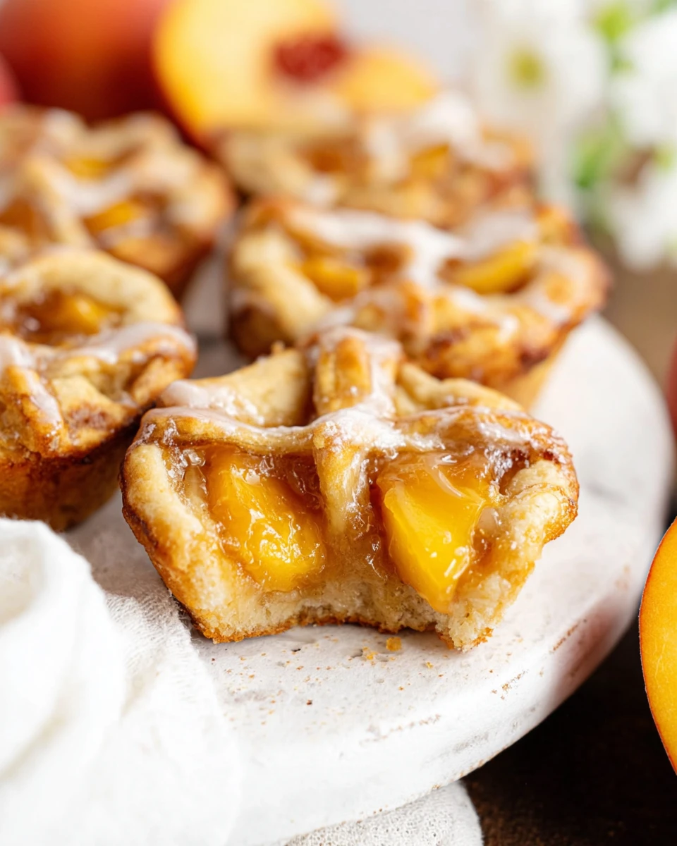 Two Ingredient Mini Peach Pies 6 Two Ingredient Mini Peach Pies