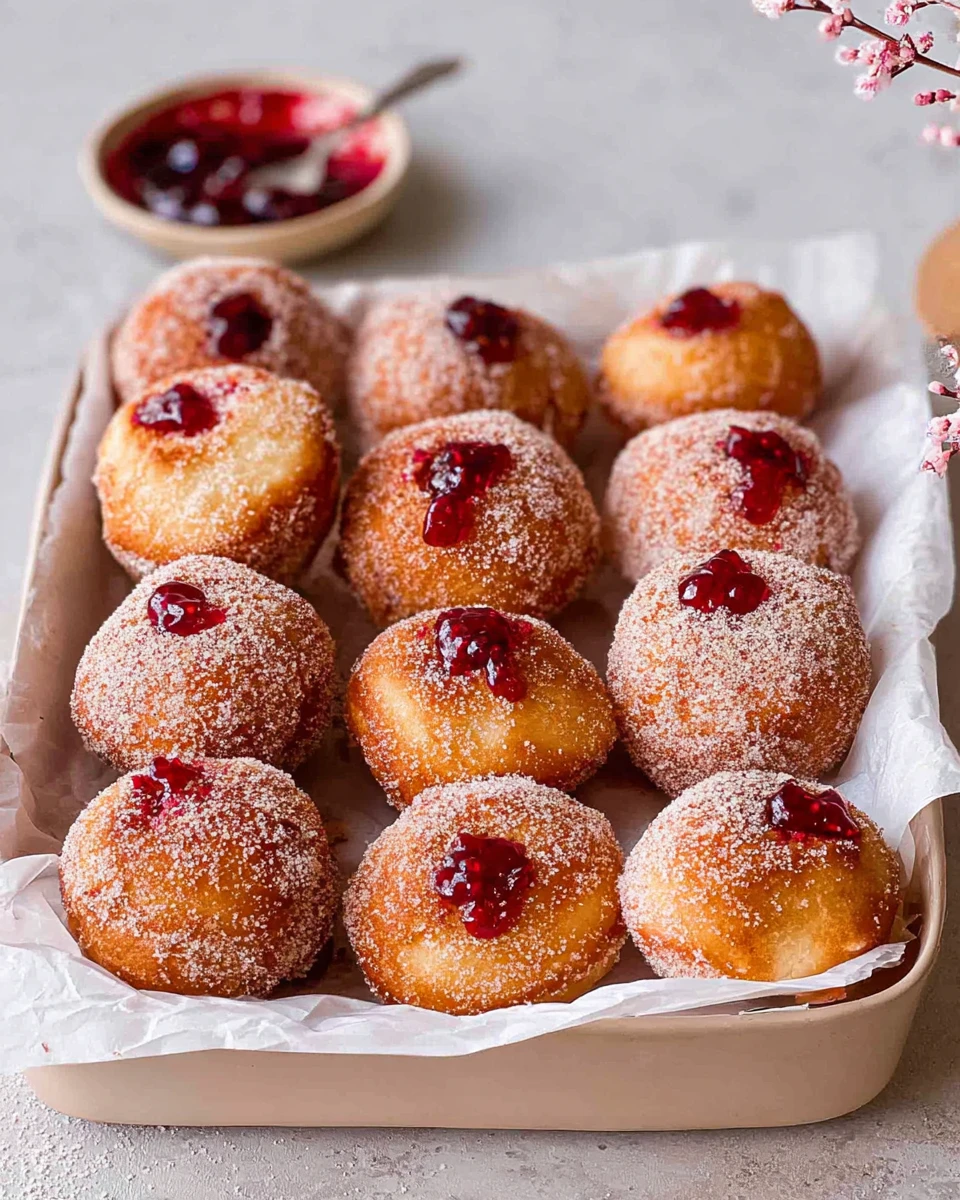 Vegan Air Fryer Donuts With Jam