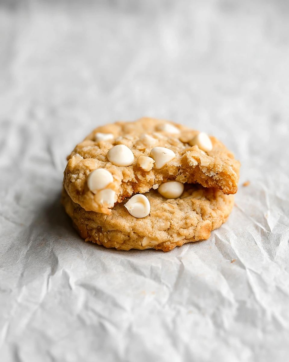 White Chocolate Maple Oat Cookies