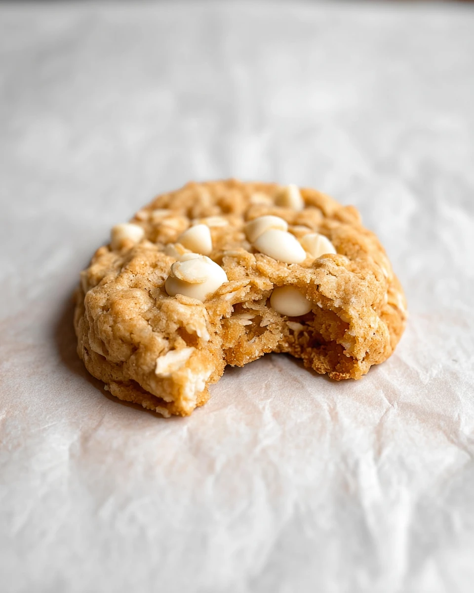 White Chocolate Maple Oat Cookies