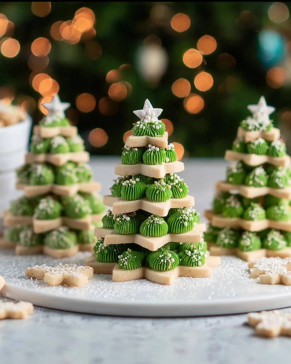 3D Christmas Tree Sugar Cookies 6 3D Christmas Tree Sugar Cookies
