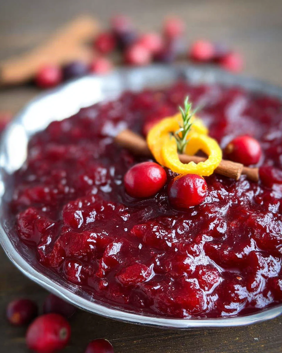 Best Ever Cranberry Sauce