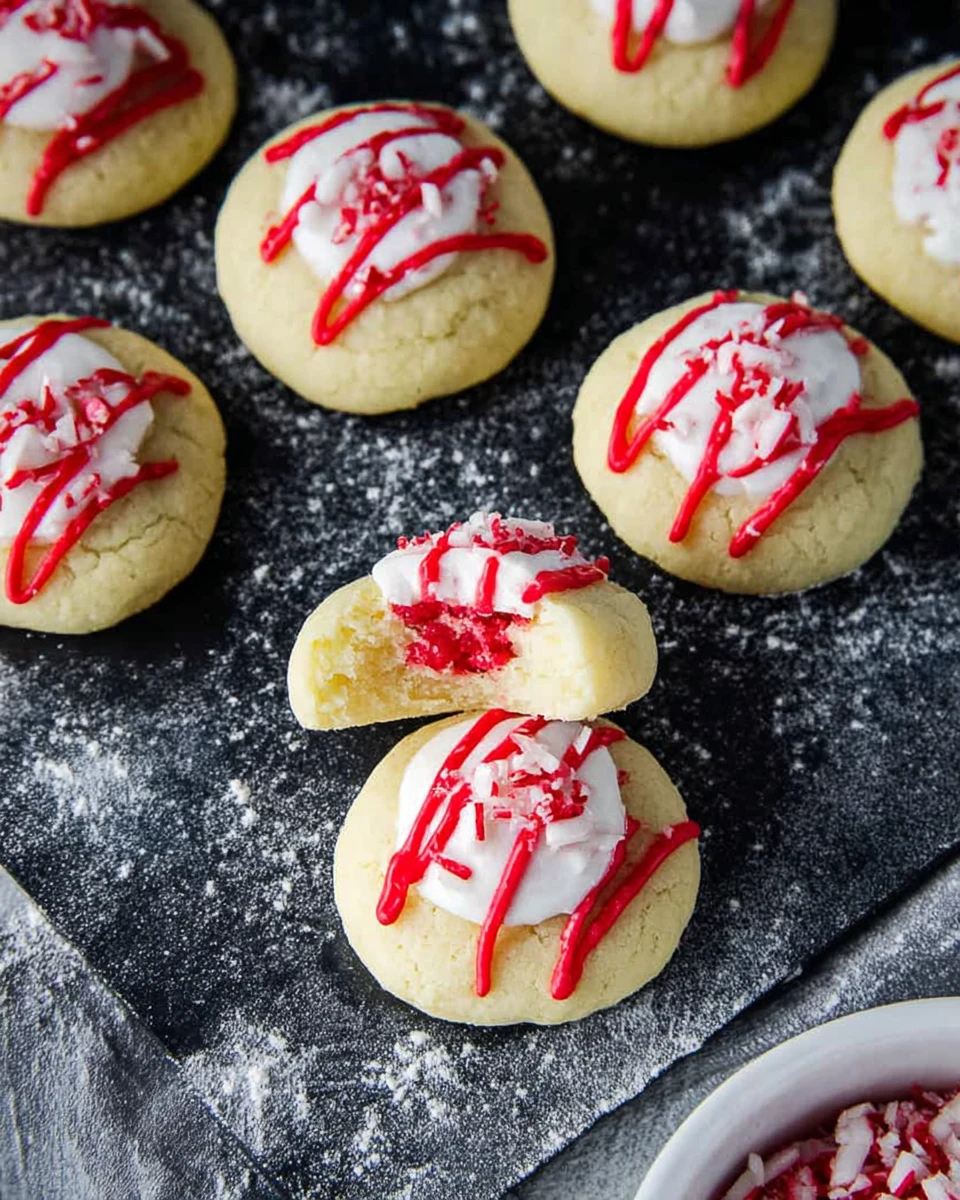 Candy Cane Kiss Cookies 5 Candy Cane Kiss Cookies